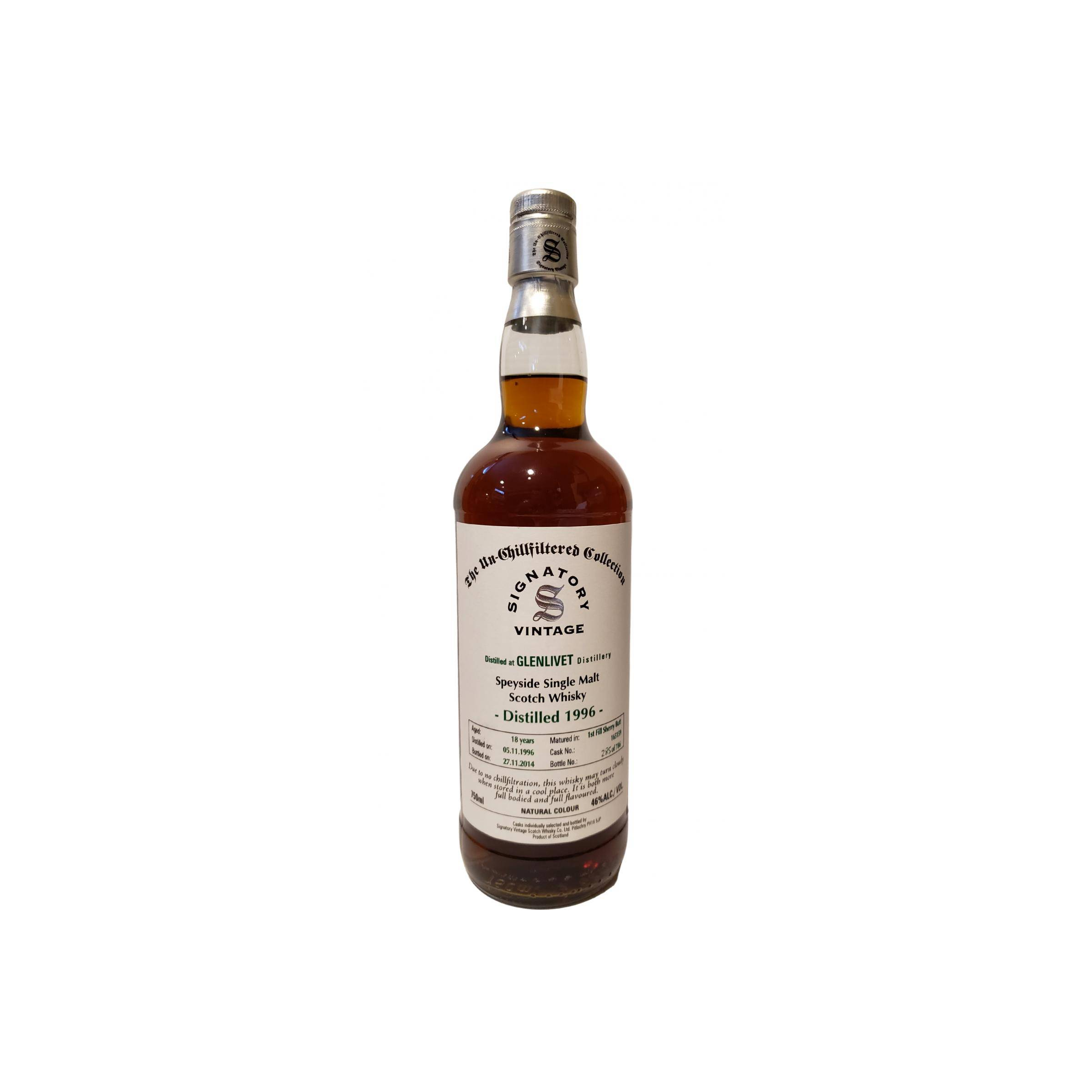 The Glenlivet The Un-Chillfiltered Collection 1996 18 Years Single Malt Whisky