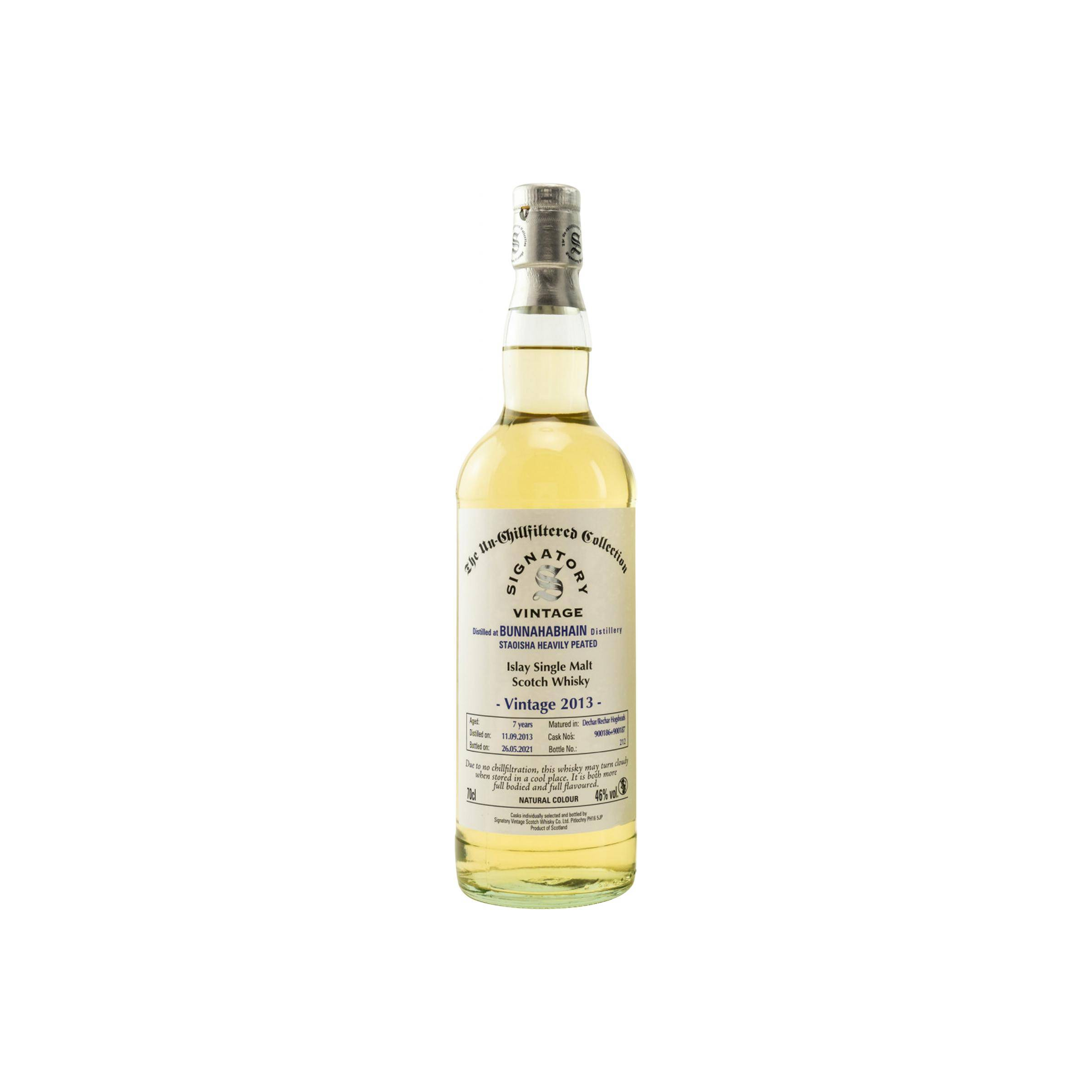Bunnahabhain The Un-Chillfiltered Collection 2013 7 Years Single Malt Whisky