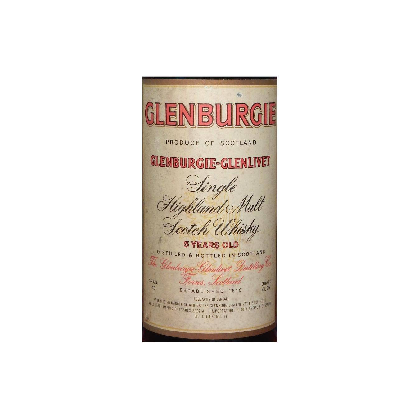 Glenburgie 5 Years Single Malt Whisky 2