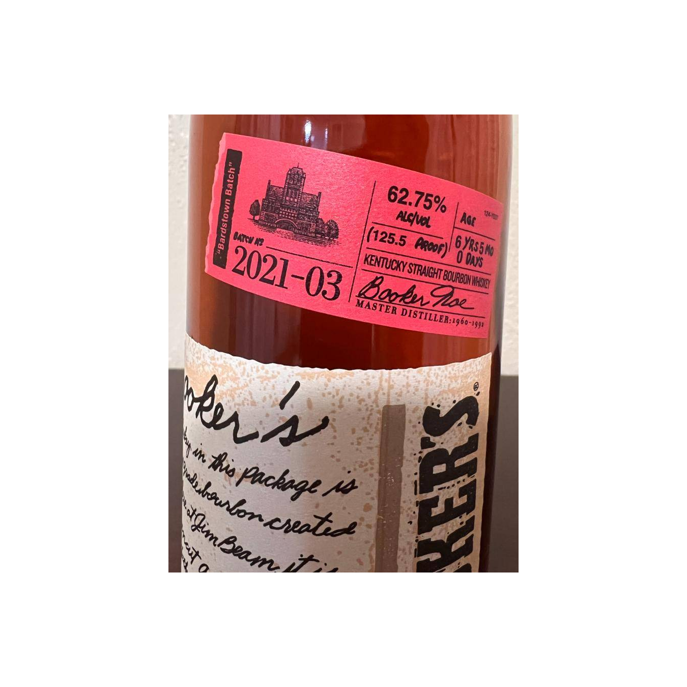Booker's 6 Years Bourbon Whisky 2