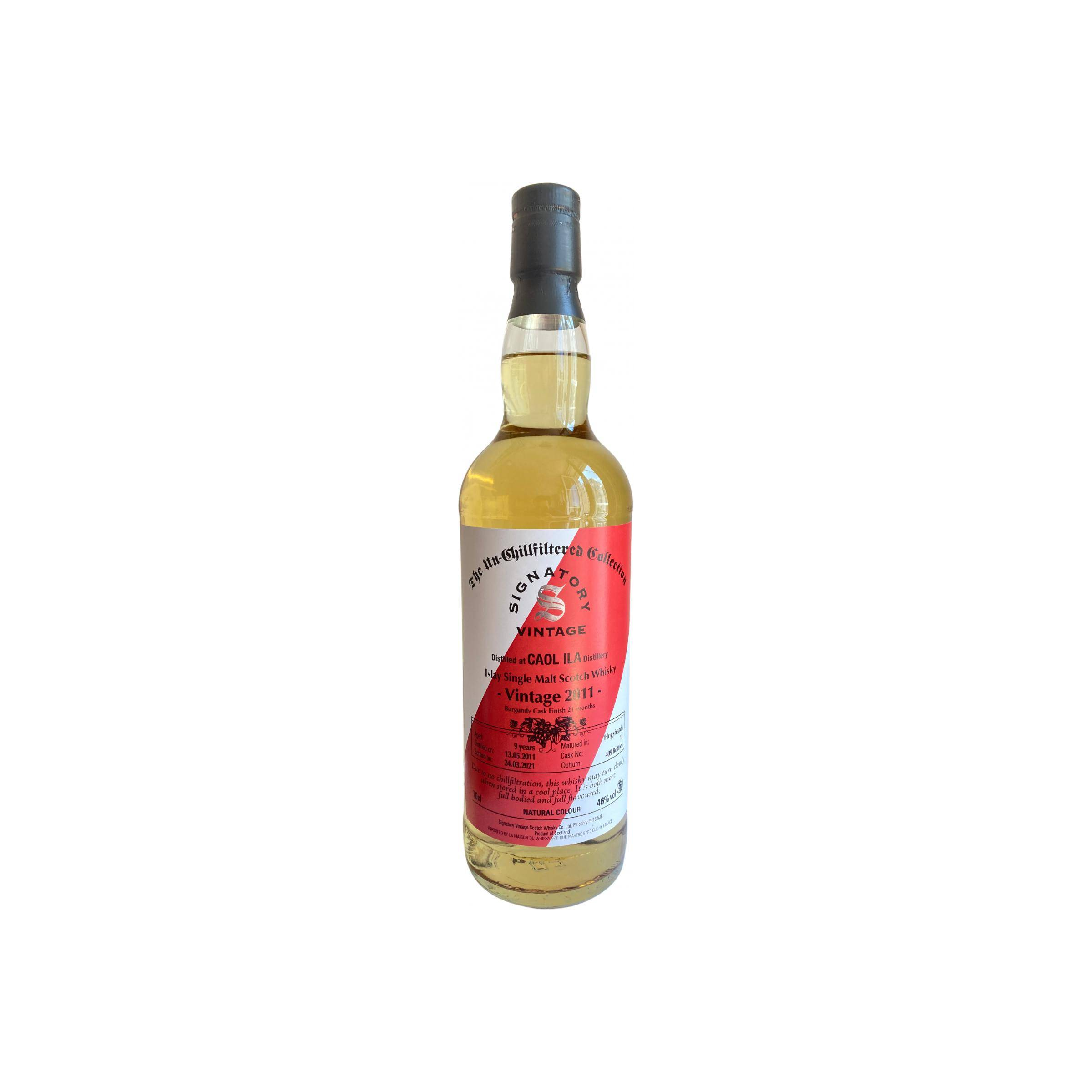 Caol Ila The Un-Chillfiltered Collection 2011 9 Years Single Malt Whisky