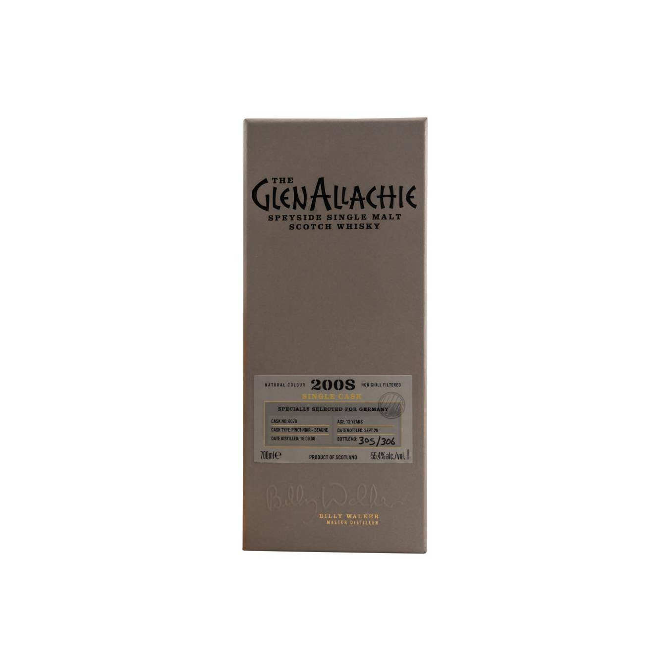 The GlenAllachie Single Cask 2008 12 Years Single Malt Whisky 3