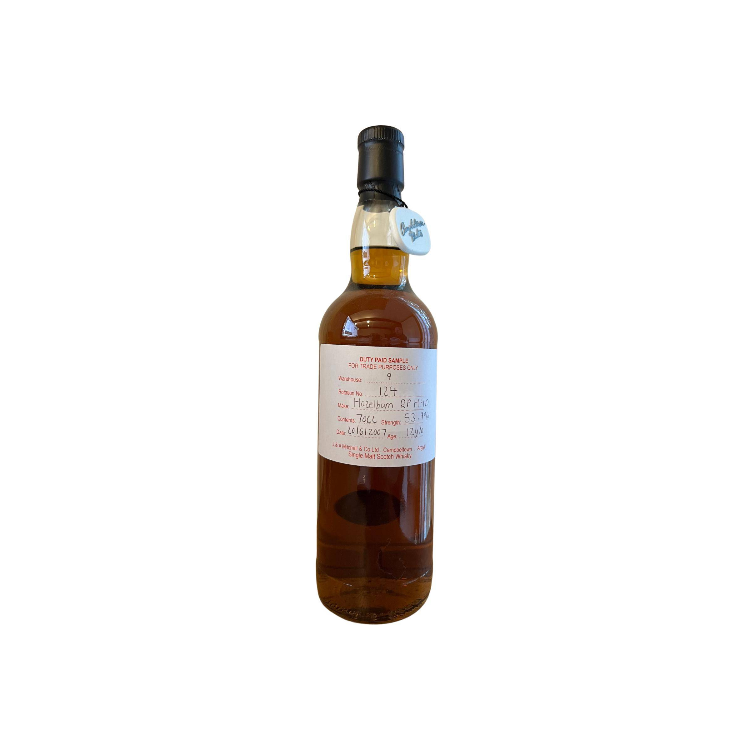 Hazelburn Duty Paid Sample - For Trade Purposes Only 2007 12 Years Single Malt Whisky