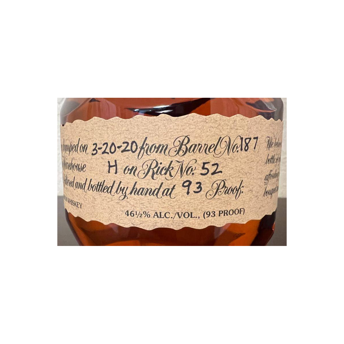 Blanton's Single Barrel Bourbon Whiskey Bourbon Whisky 2