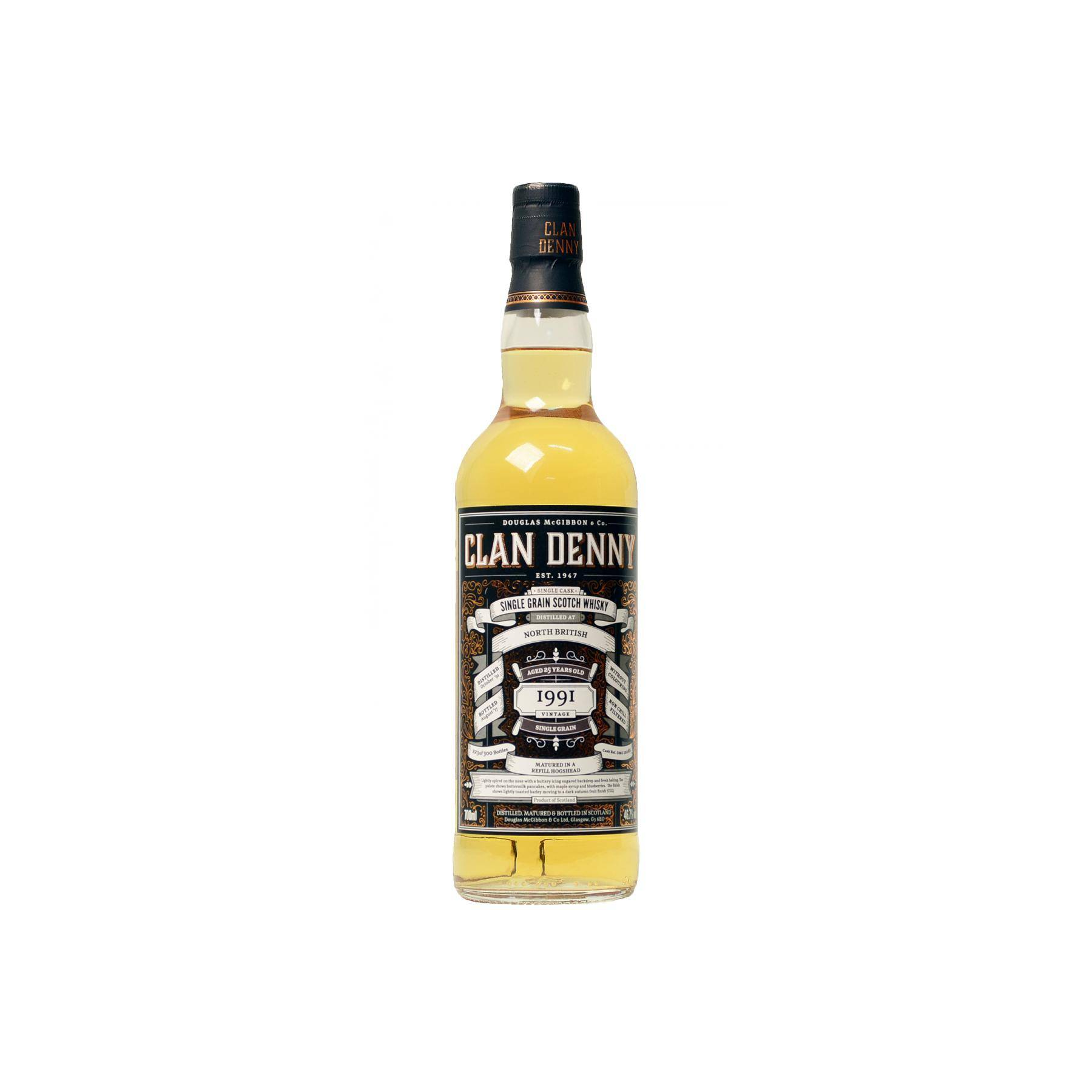 North British 1991 25 Years Single Grain Whisky