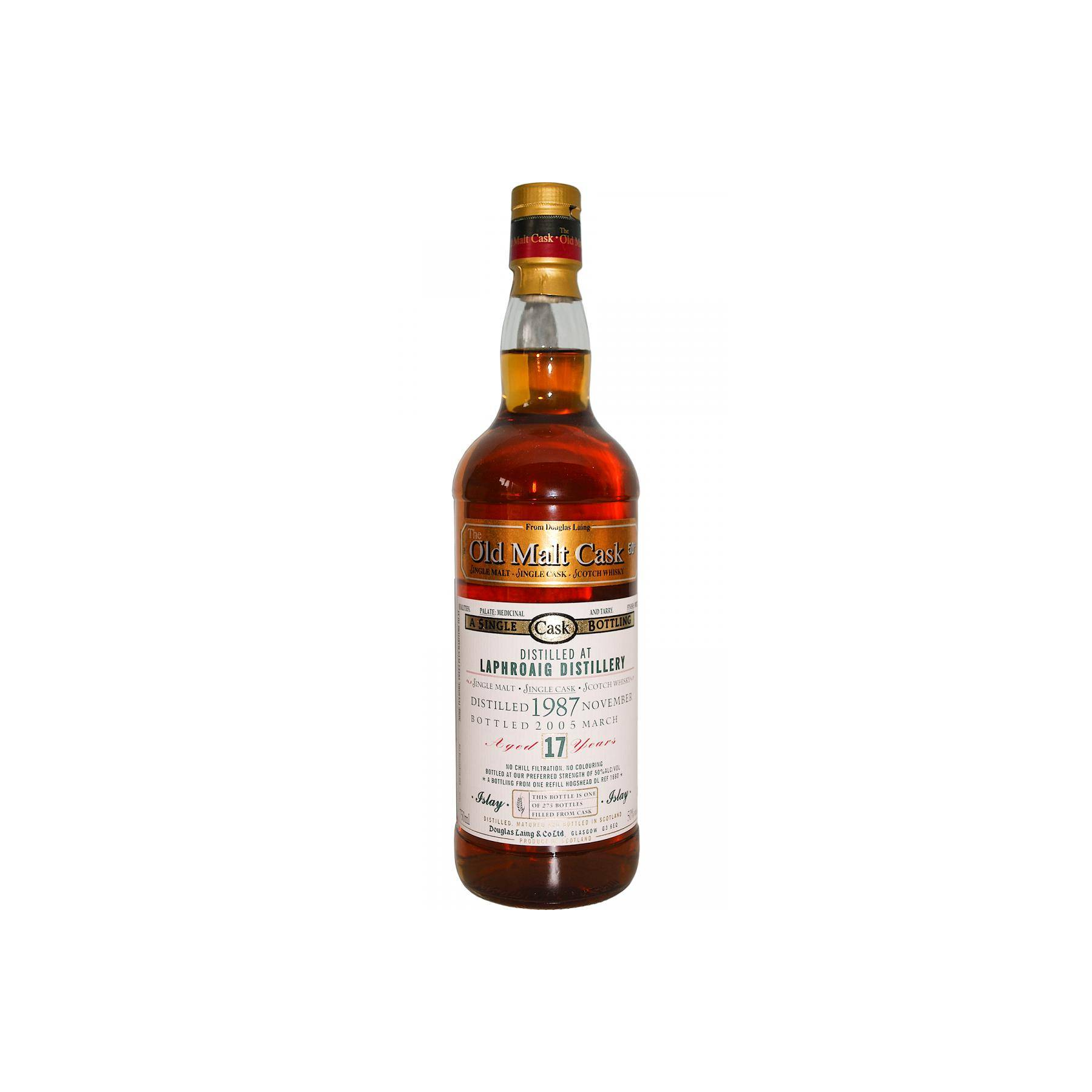 Laphroaig Old Malt Cask 1987 17 Years Single Malt Whisky