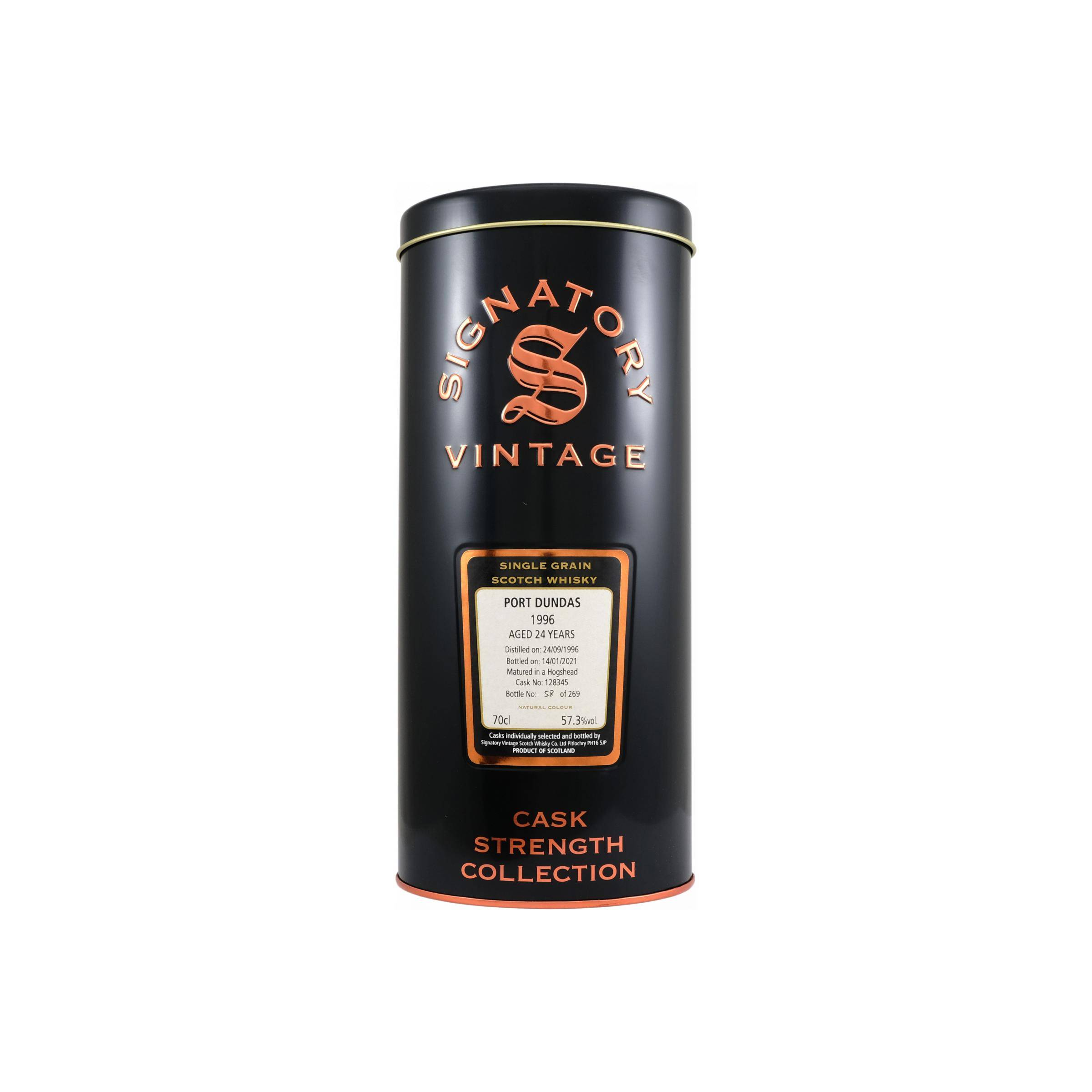 Port Dundas Cask Strength Collection 1996 24 Years Single Grain Whisky 2