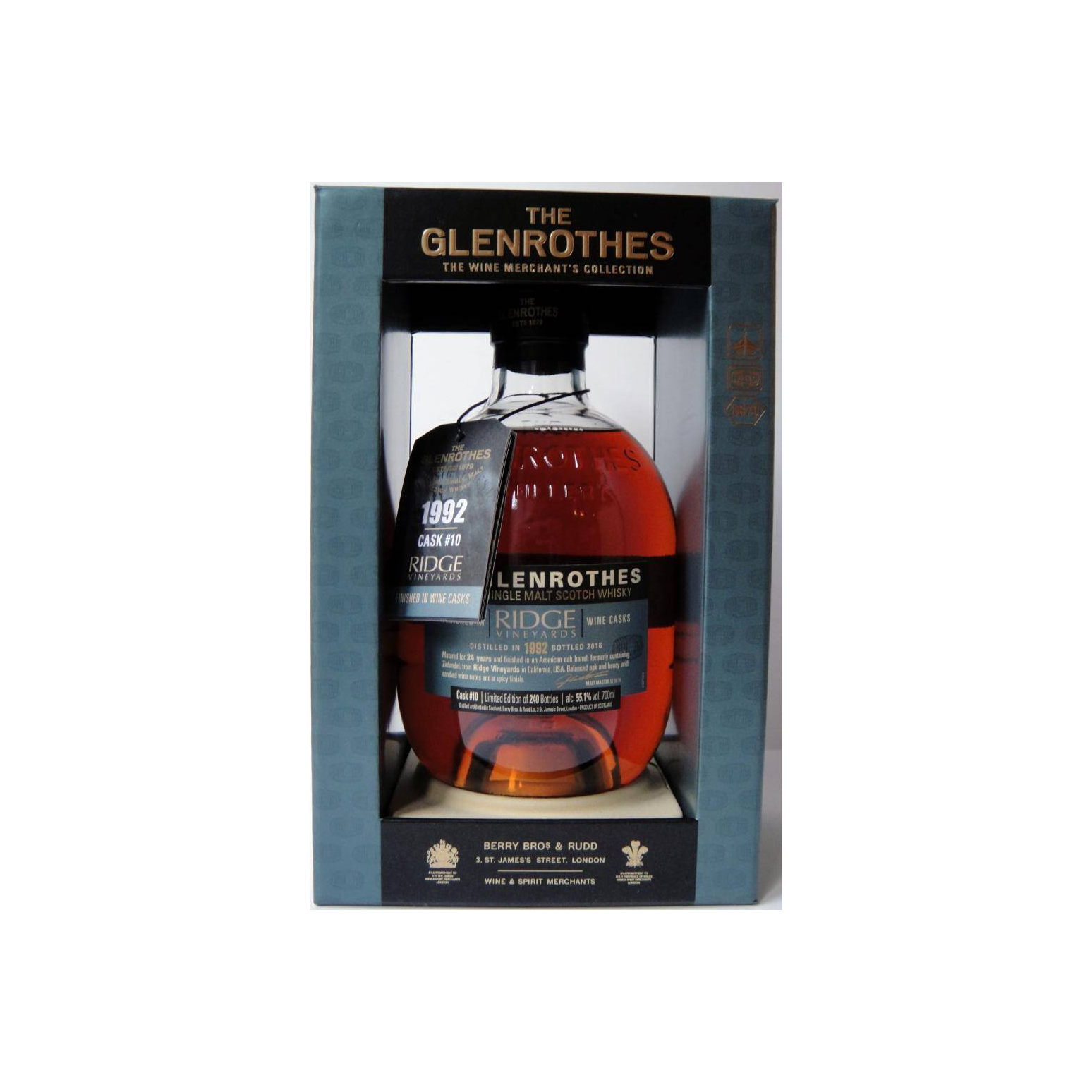 The Glenrothes 1992 24 Years Single Malt Whisky 3