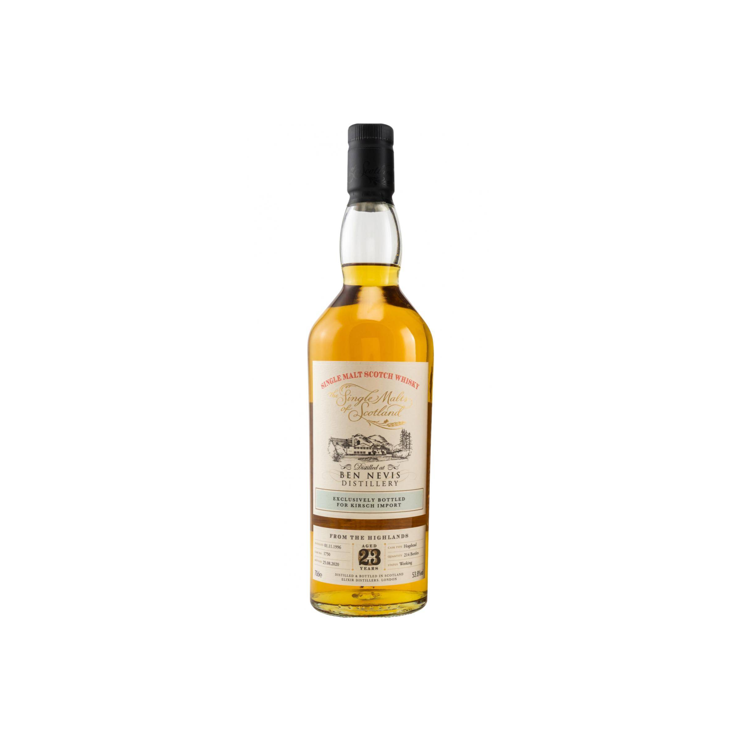 Ben Nevis The Single Malts of Scotland 1996 23 Years Single Malt Whisky