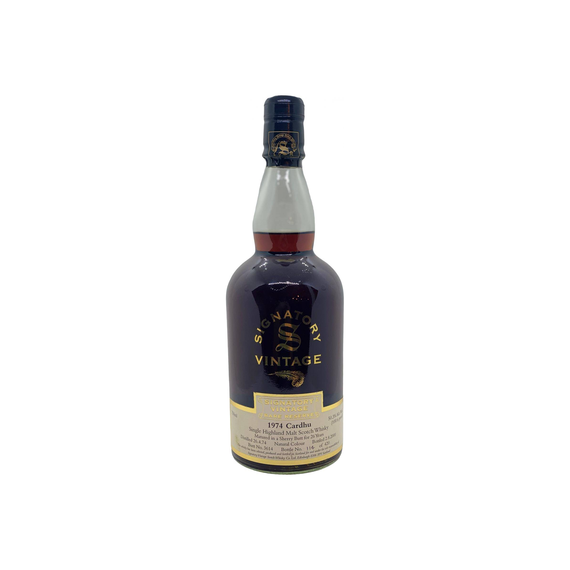 Cardhu 1974 26 Years Single Malt Whisky