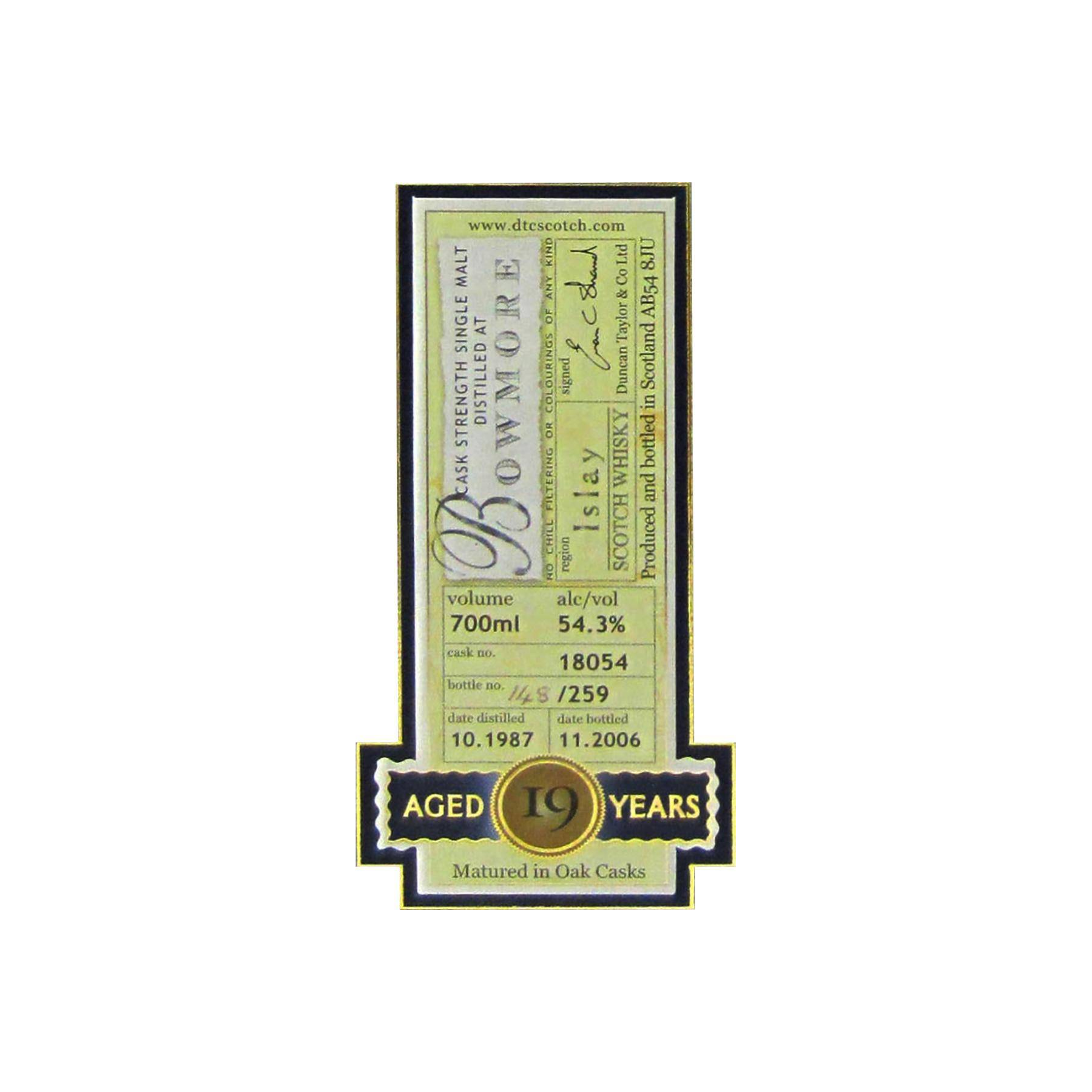 Bowmore Rare Auld 1987 19 Years Single Malt Whisky 3
