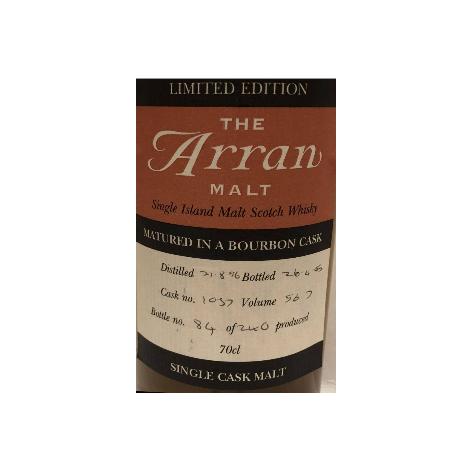 Arran 1996 8 Years Single Malt Whisky 2
