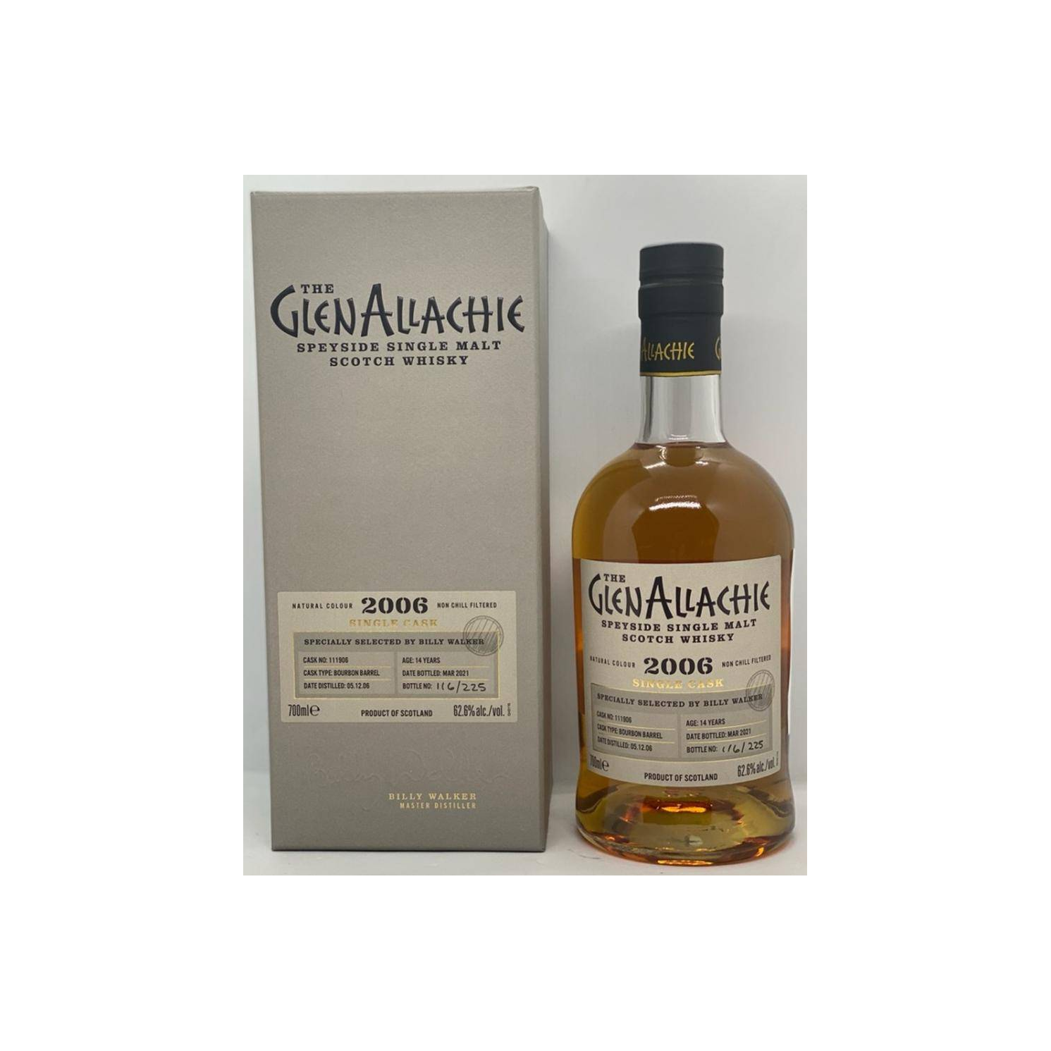 The GlenAllachie Single Cask 2006 14 Years Single Malt Whisky 2