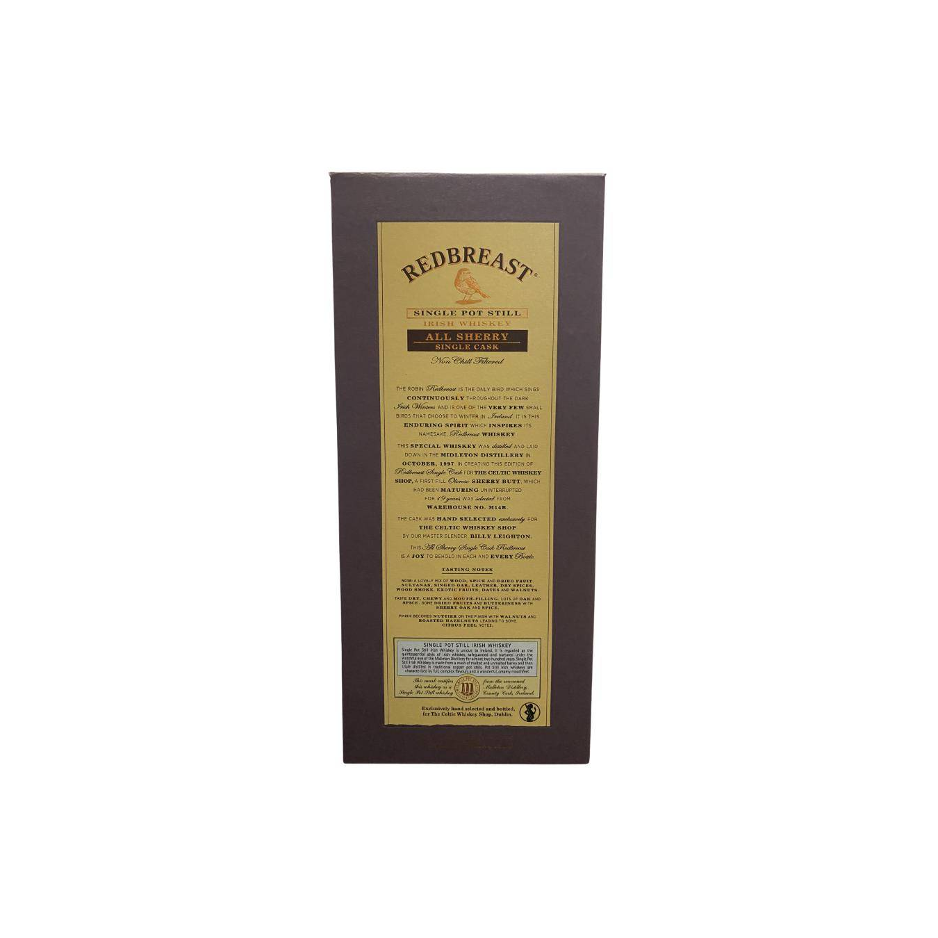 Redbreast 1997 Single Pot Still Whisky 3
