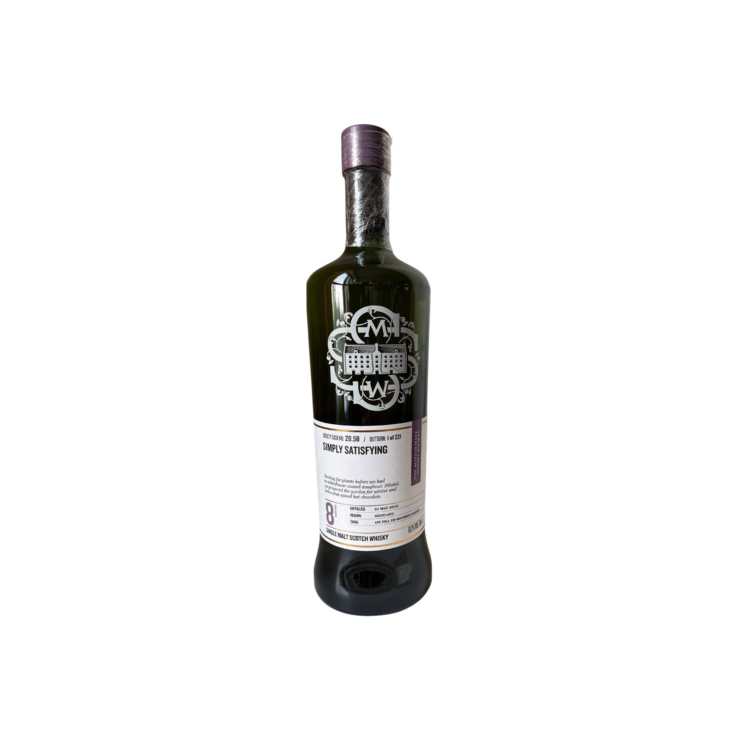 The Scotch Malt Whisky Society 2012 8 Years Single Malt Whisky