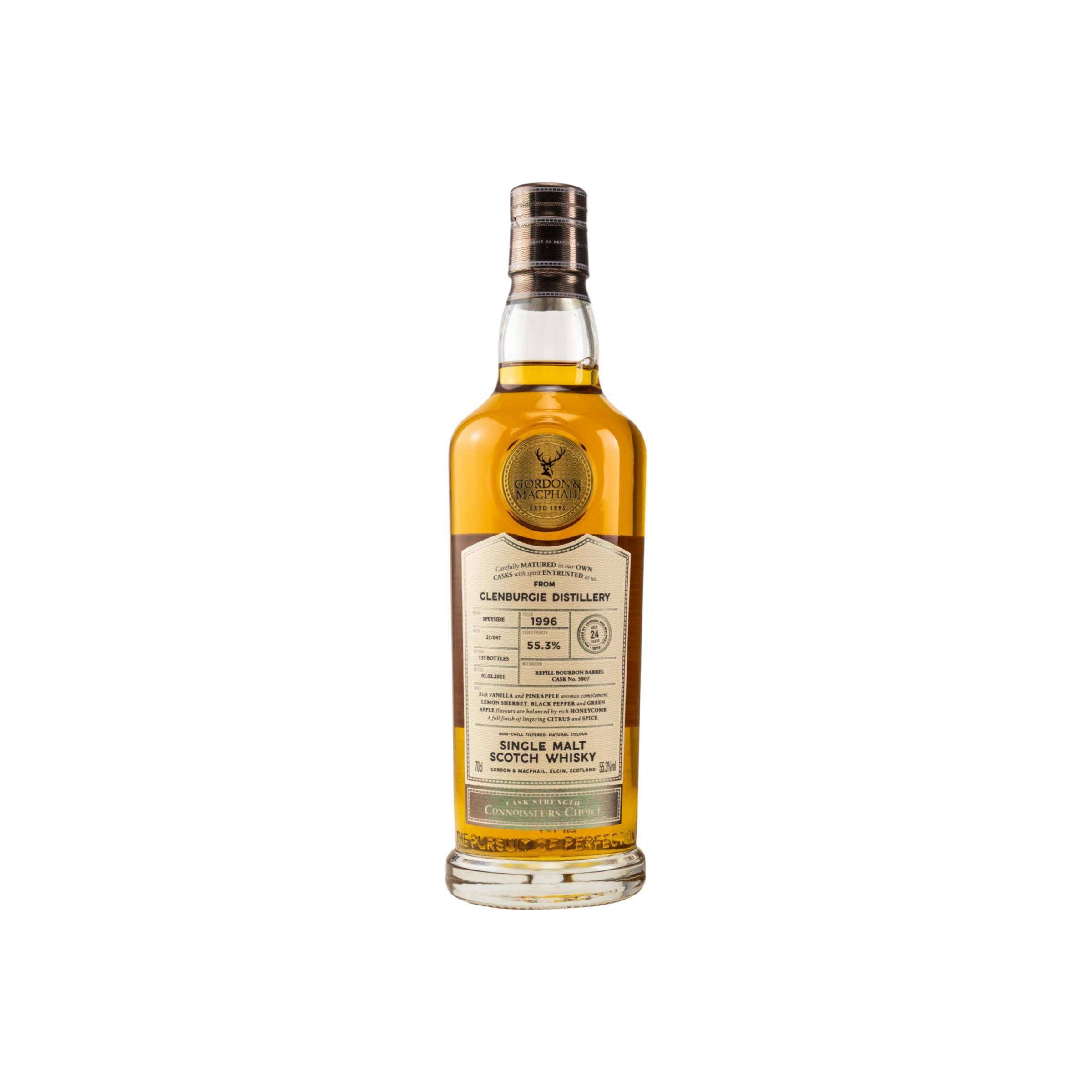 Glenburgie Connoisseurs Choice - Cask Strength 1996 24 Years Single Malt Whisky 2