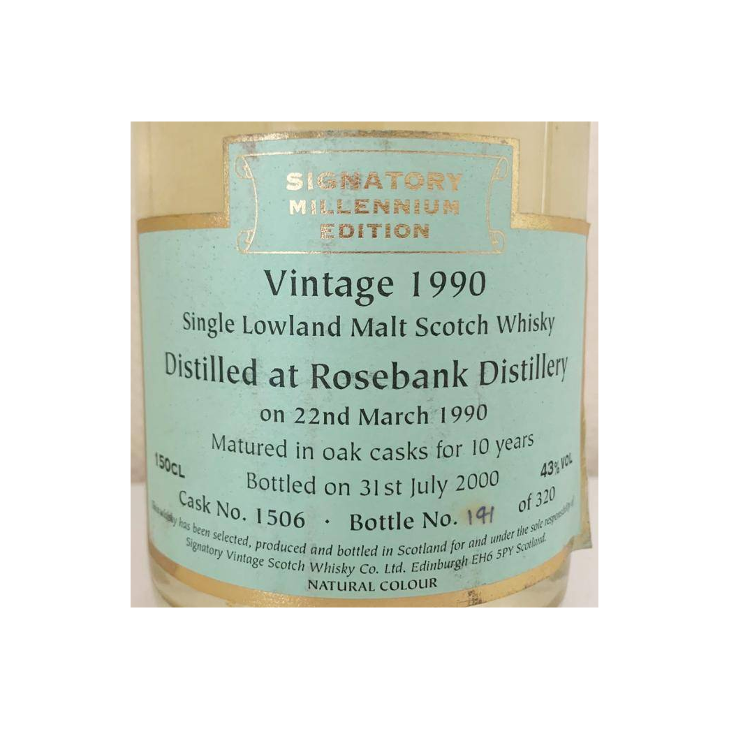 Rosebank 1990 10 Years Single Malt Whisky