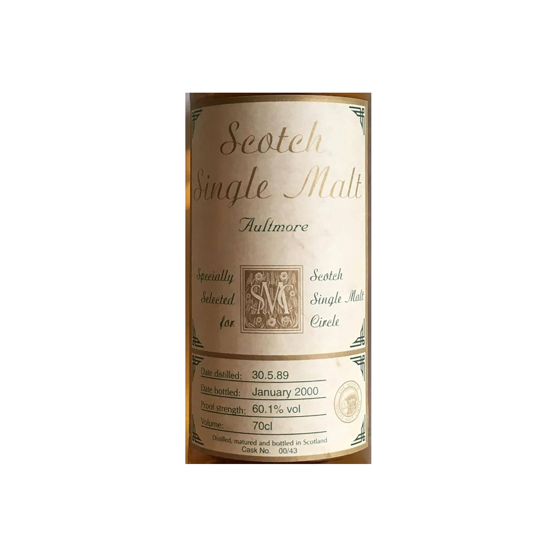 Aultmore 1989 10 Years Single Malt Whisky 2