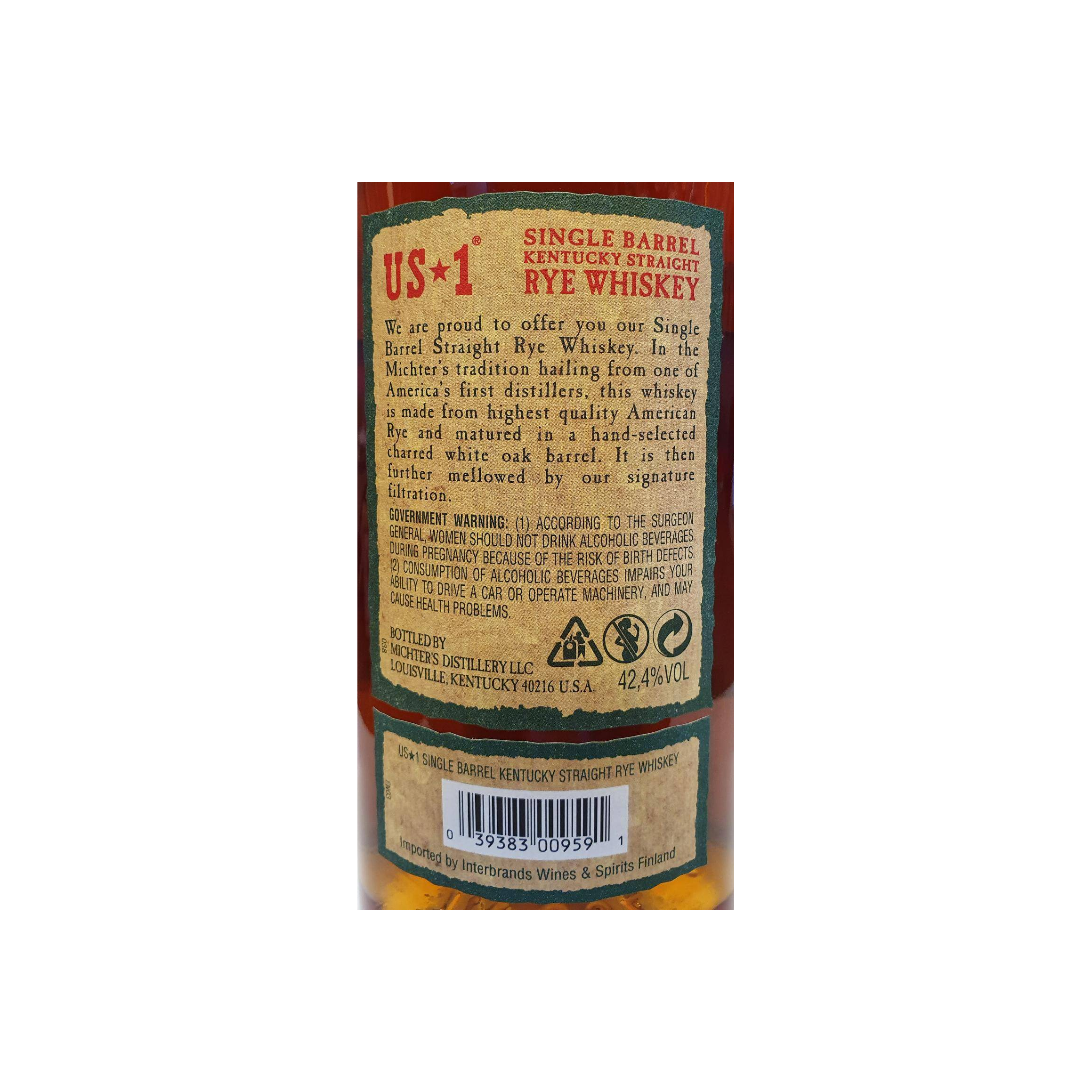 Michter's Rye Whisky 2