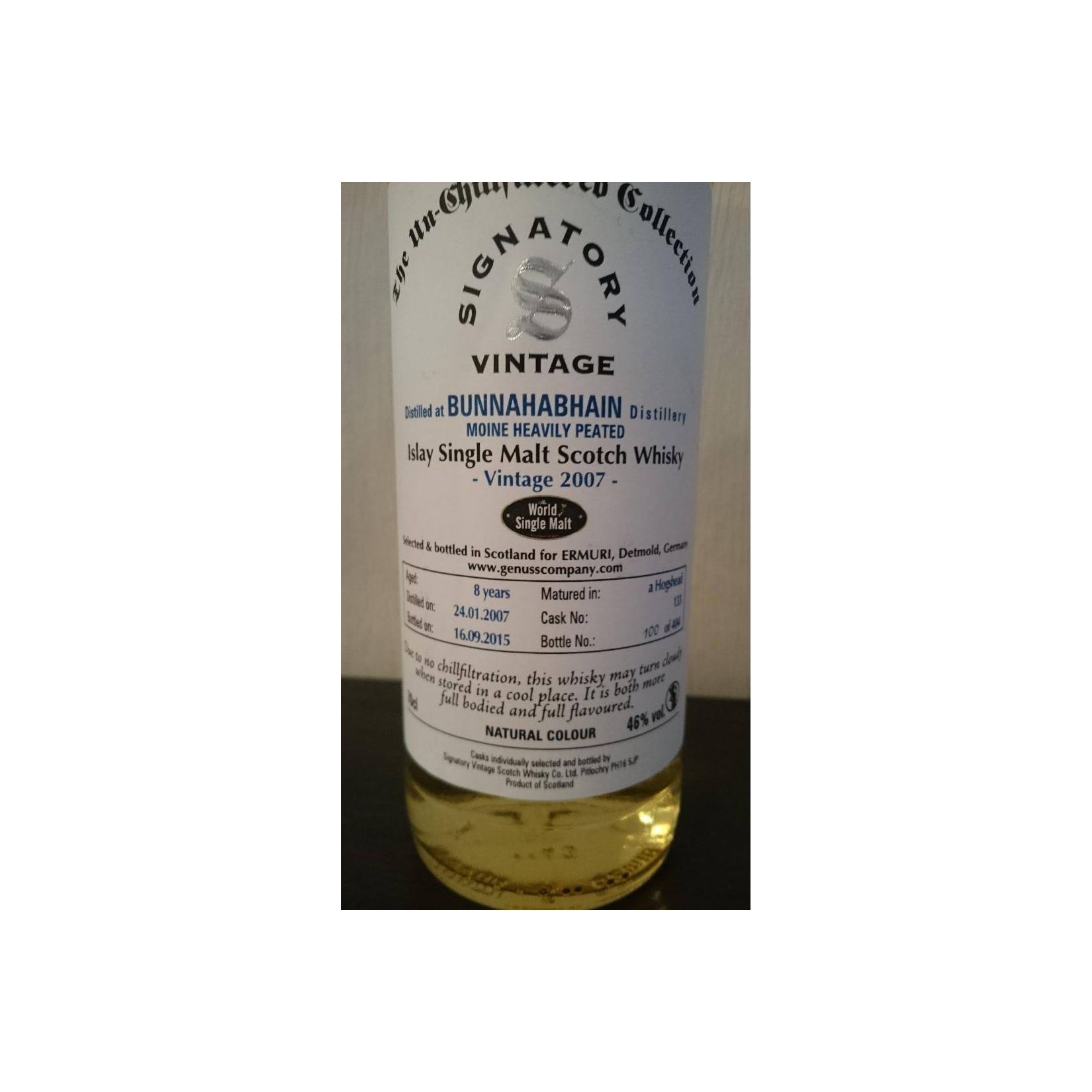 Bunnahabhain The Un-Chillfiltered Collection 2007 8 Years Single Malt Whisky 3