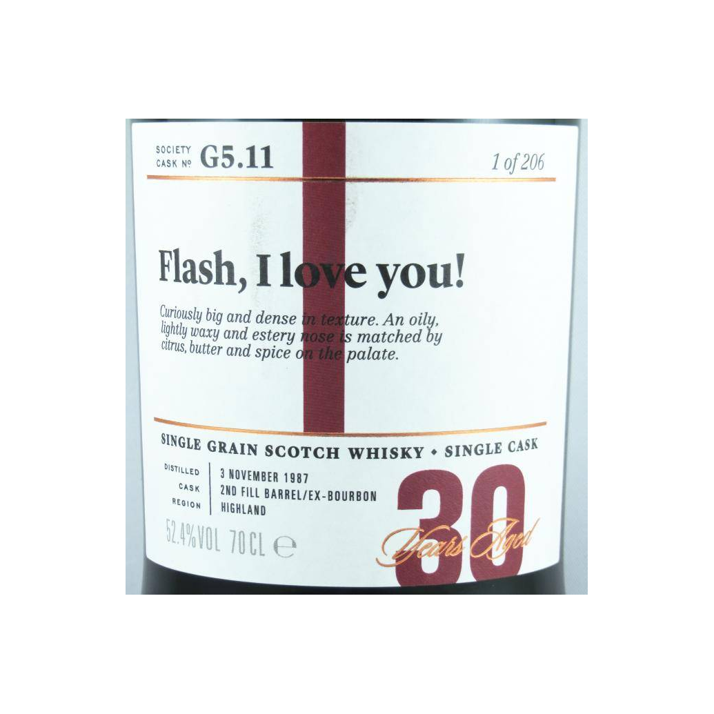 The Scotch Malt Whisky Society 1987 30 Years Single Grain Whisky 2