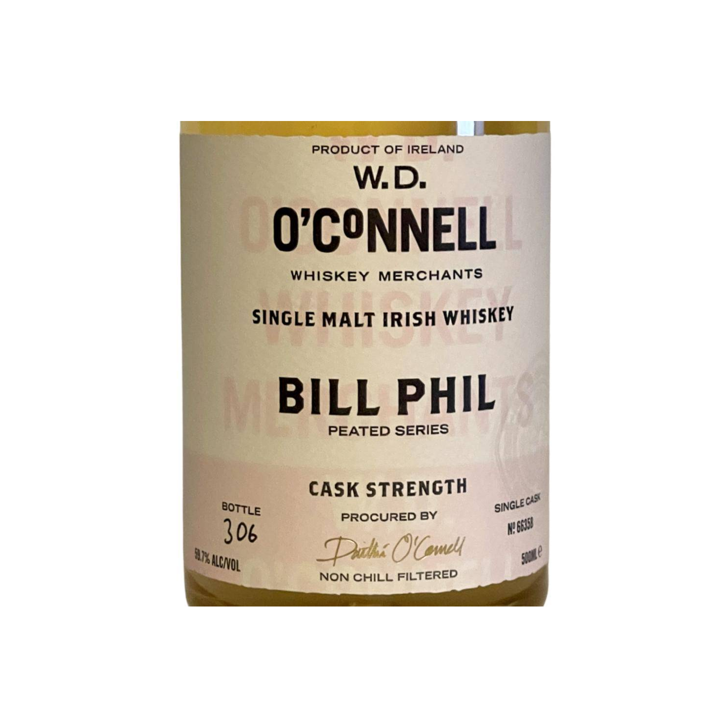 W.D. O'Connell Bill Phil - Peated Series - Single Cask WDO 2