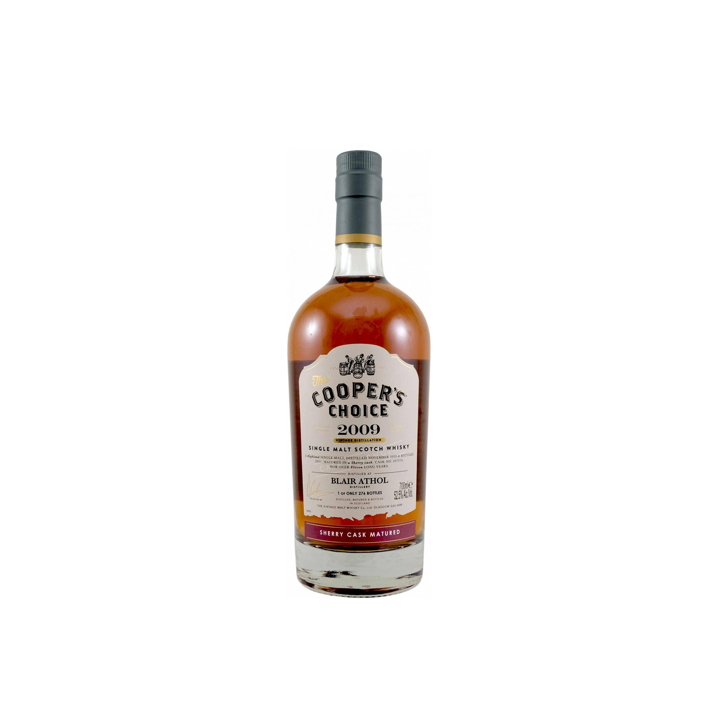Blair Athol The Cooper's Choice 2009 11 Years Single Malt Whisky