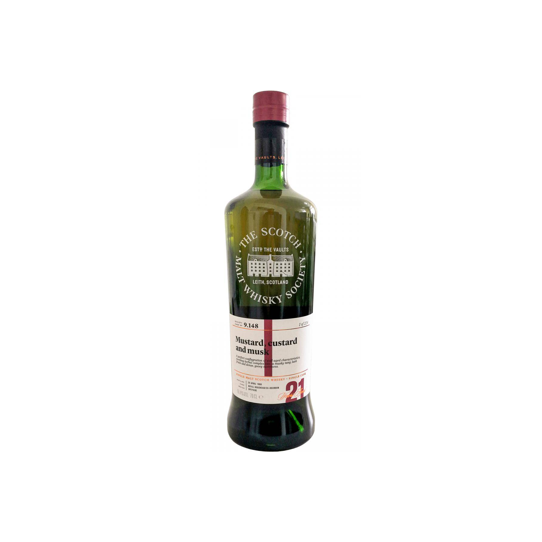 The Scotch Malt Whisky Society 1996 21 Years Single Malt Whisky