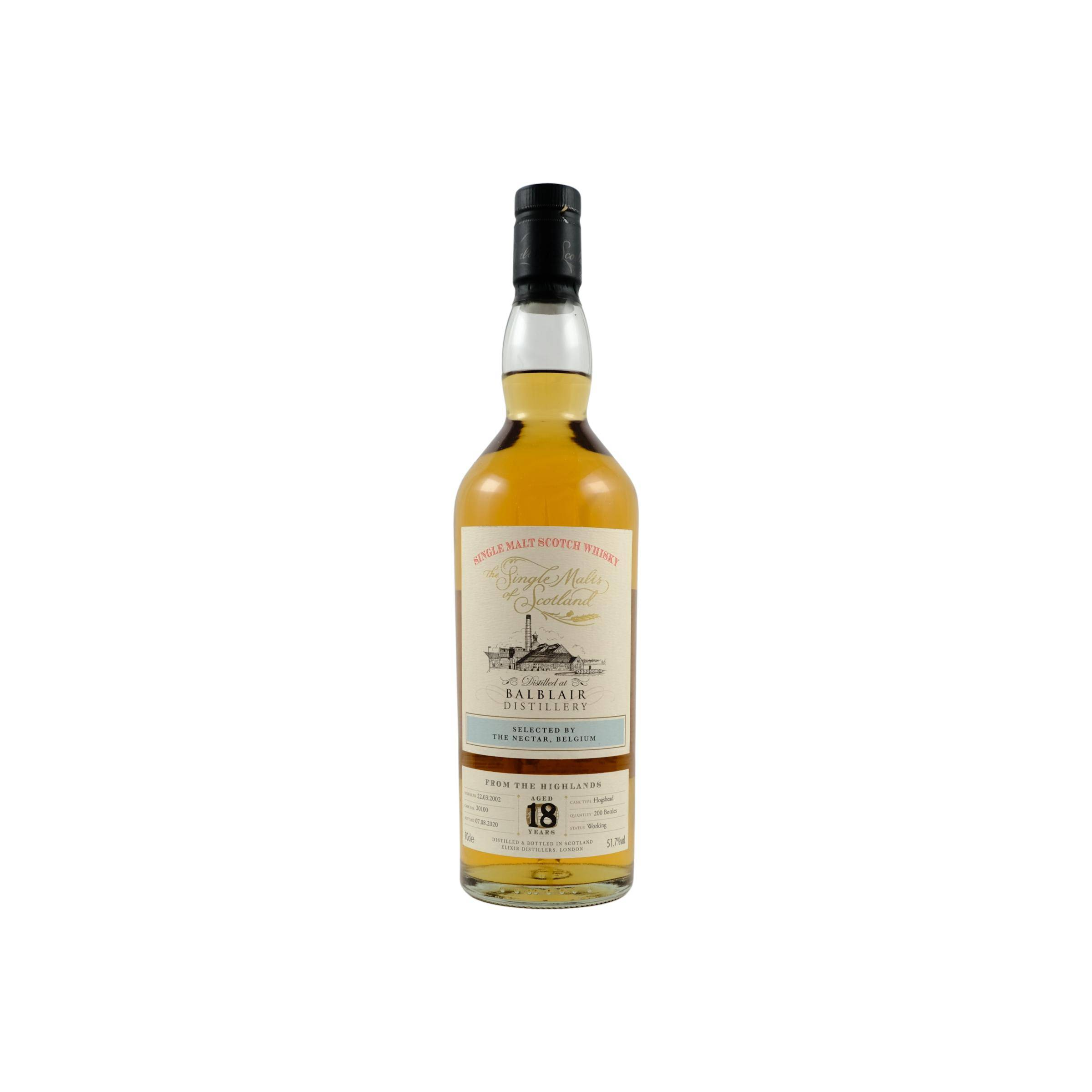 Balblair The Single Malts of Scotland 2002 18 Years Single Malt Whisky