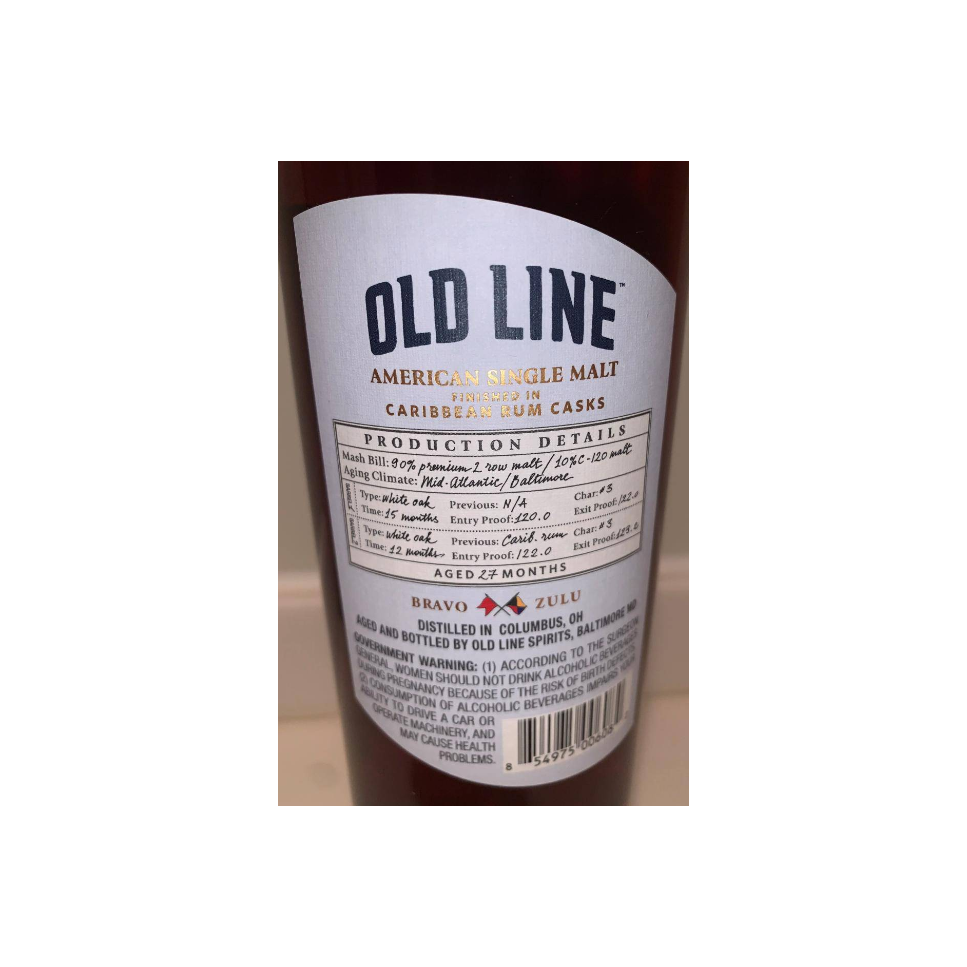 Old Line American Single Malt Whiskey 3