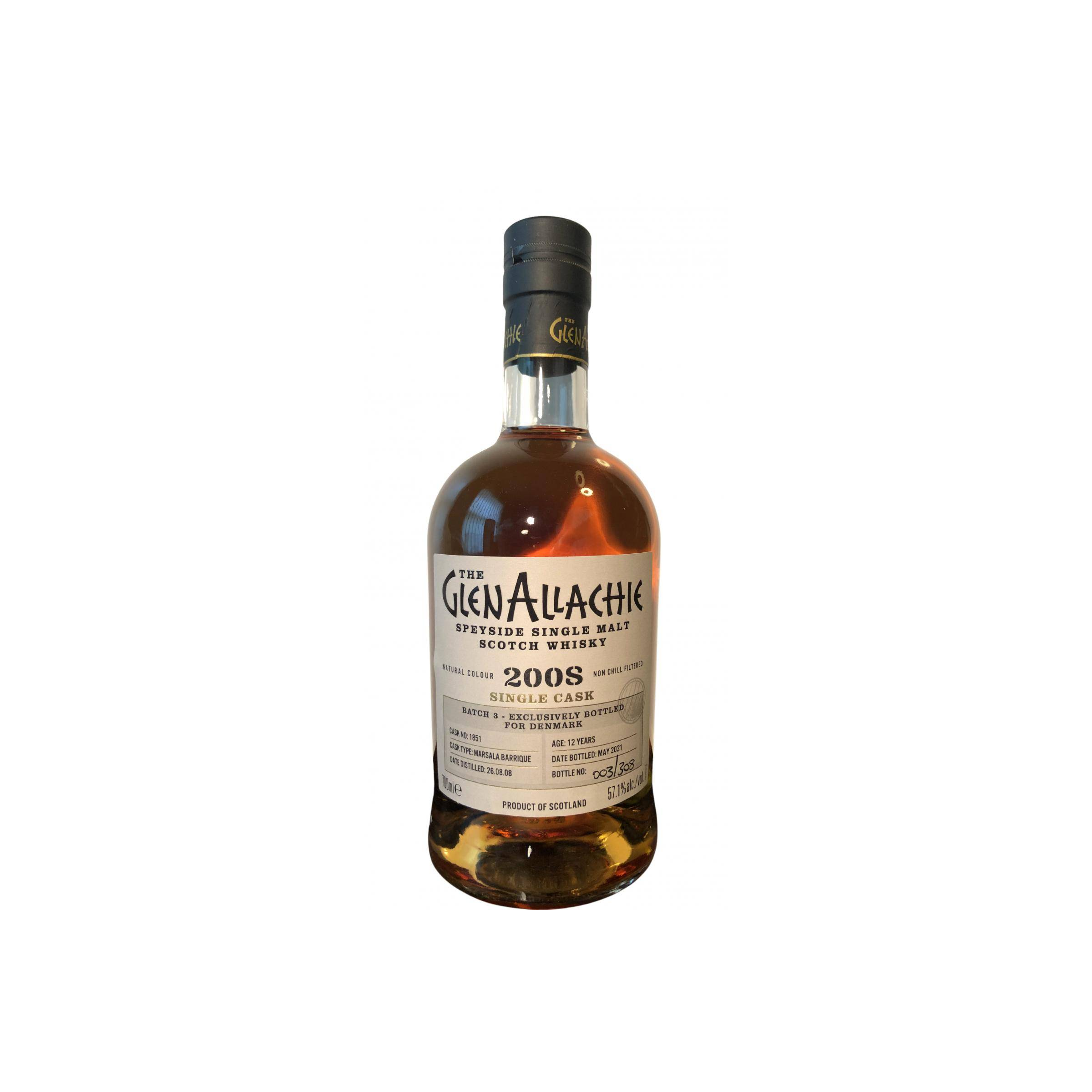 The GlenAllachie Single Cask 2008 12 Years Single Malt Whisky