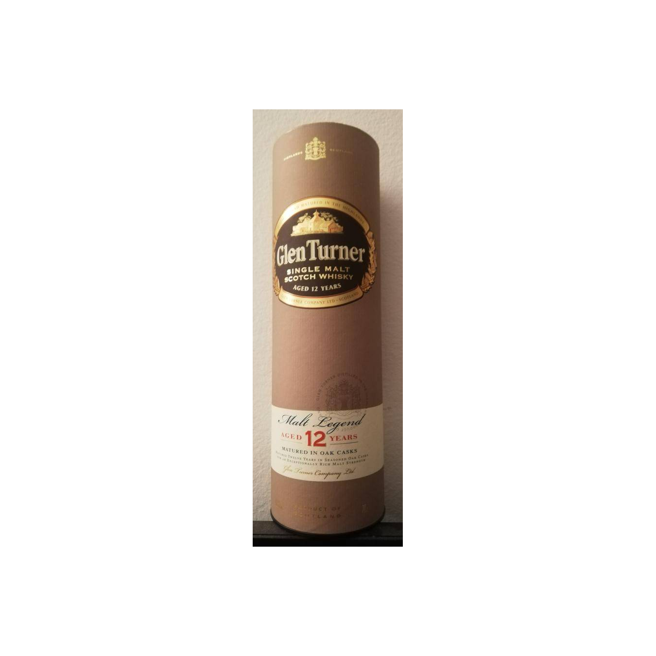 Glen Turner 12 Years Single Malt Whisky 3