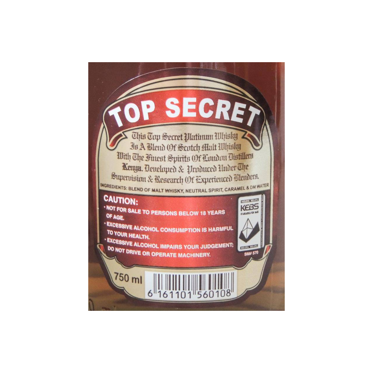 Top Secret Platinum Whisky 3