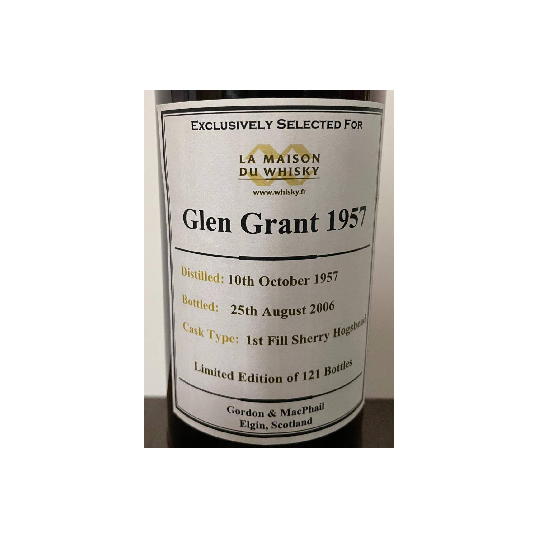 Glen Grant Licensed Bottling 1957 48 Years Single Malt Whisky 3