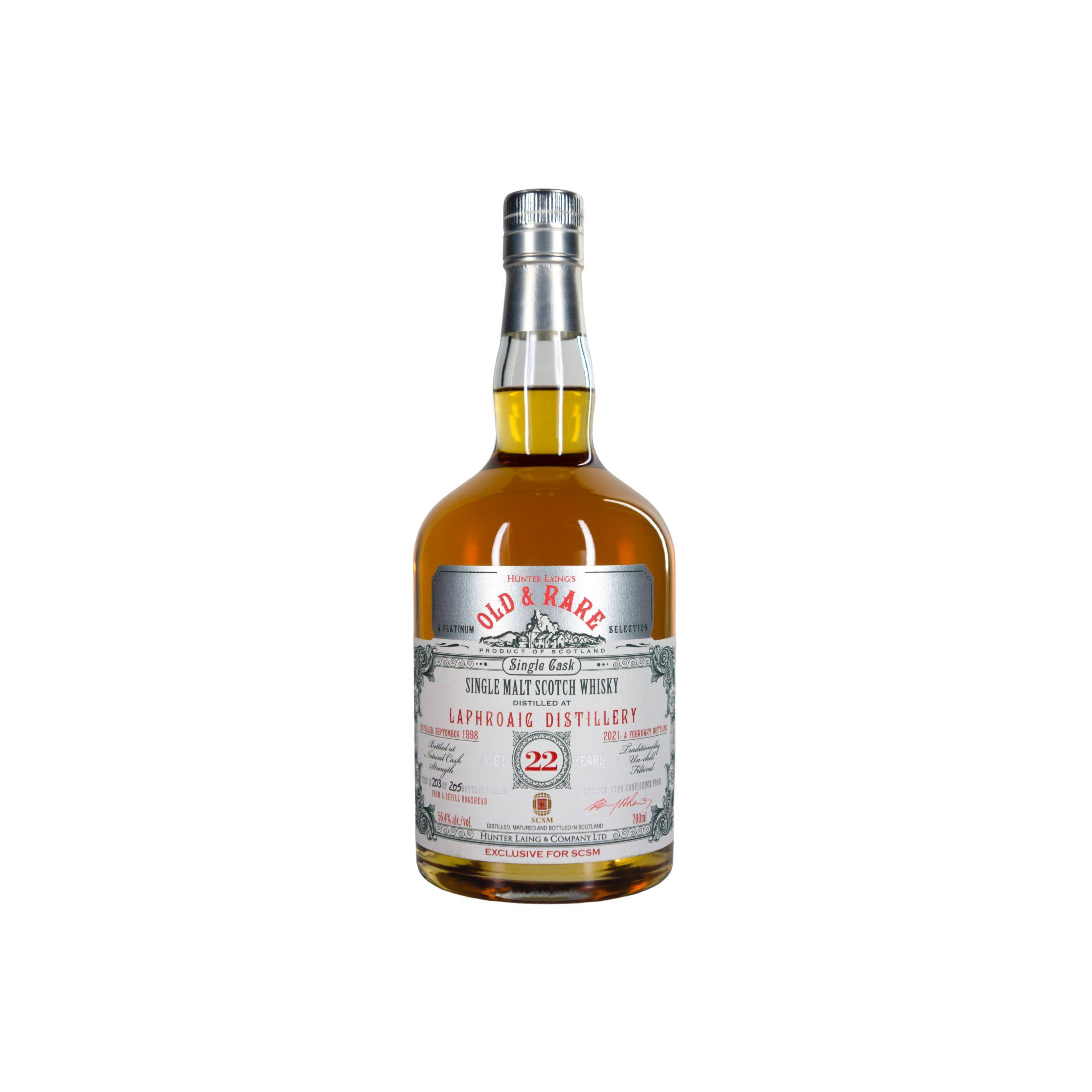 Laphroaig 1998 22 Years Single Malt Whisky