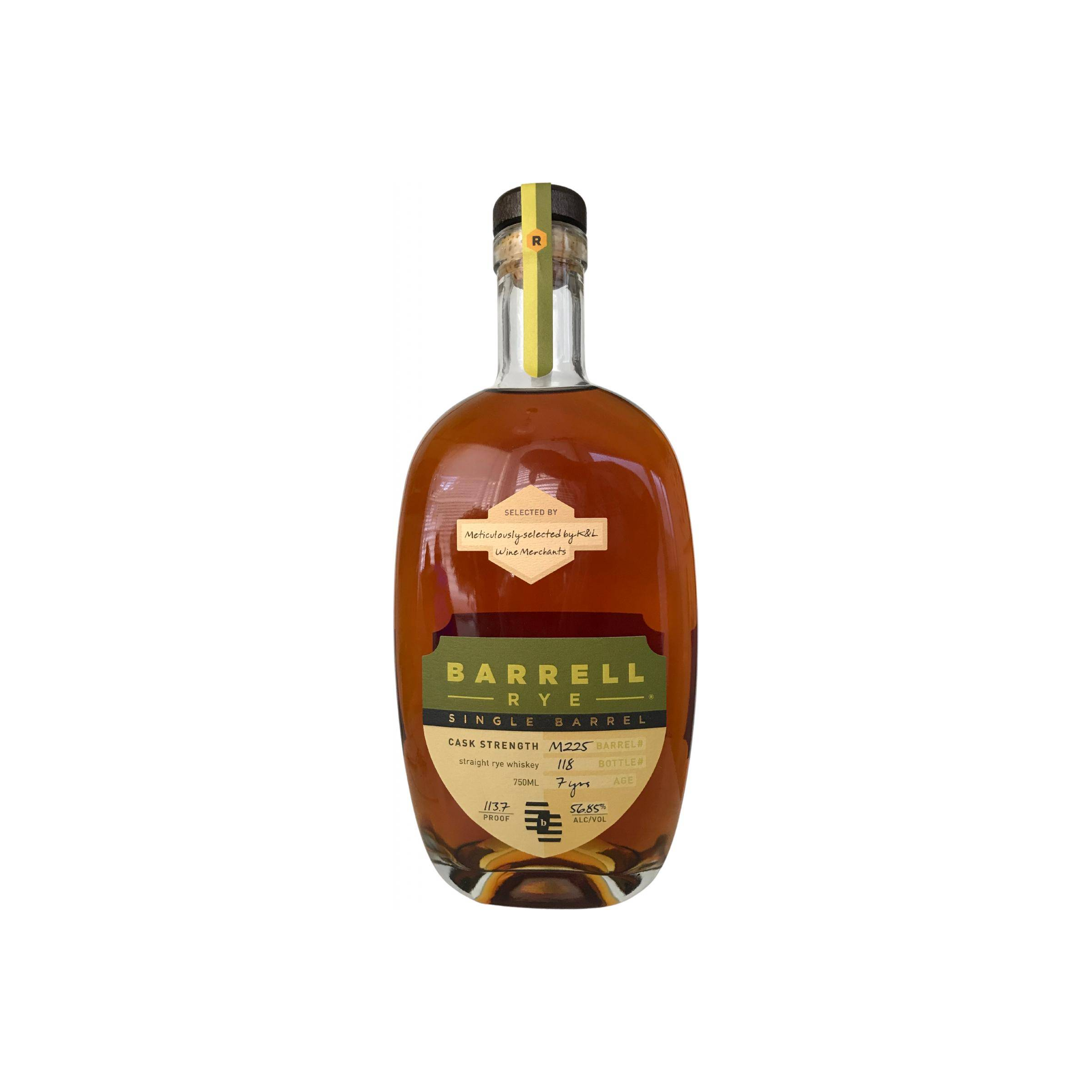 Barrell Single Cask 7 Years Rye Whisky