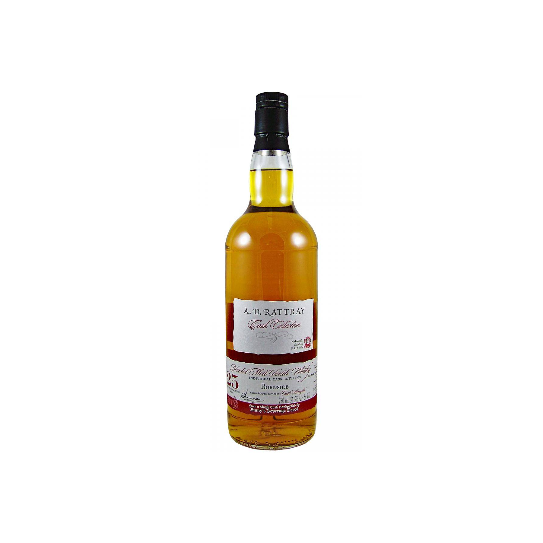 A.D. Rattray Individual Cask Bottling 1989 25 Years Single Malt Whisky