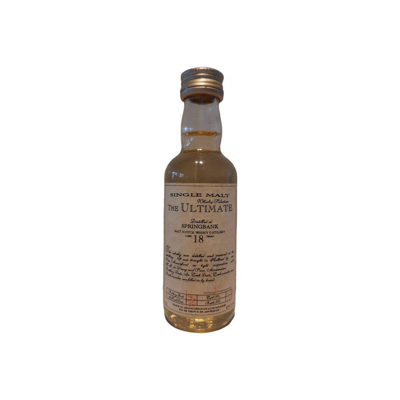 Springbank The Ultimate 1975 19 Years Single Malt Whisky 2