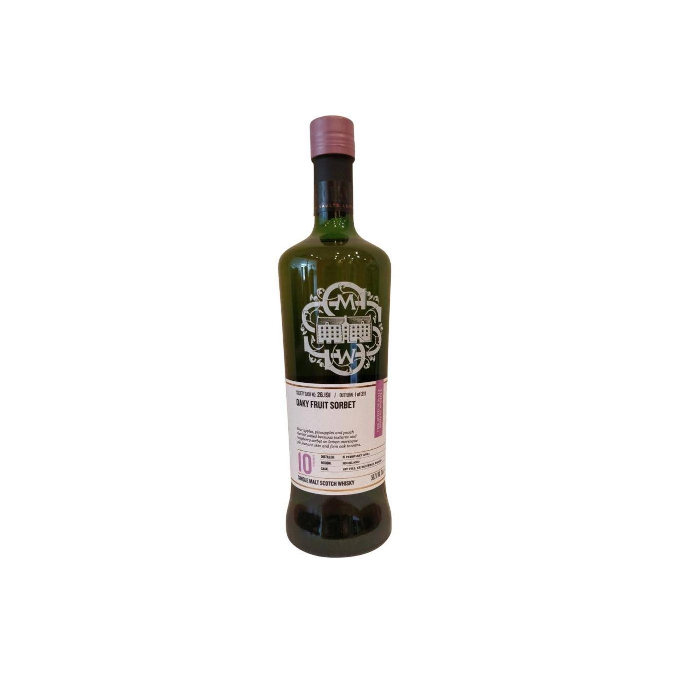 The Scotch Malt Whisky Society 2011 10 Years Single Malt Whisky