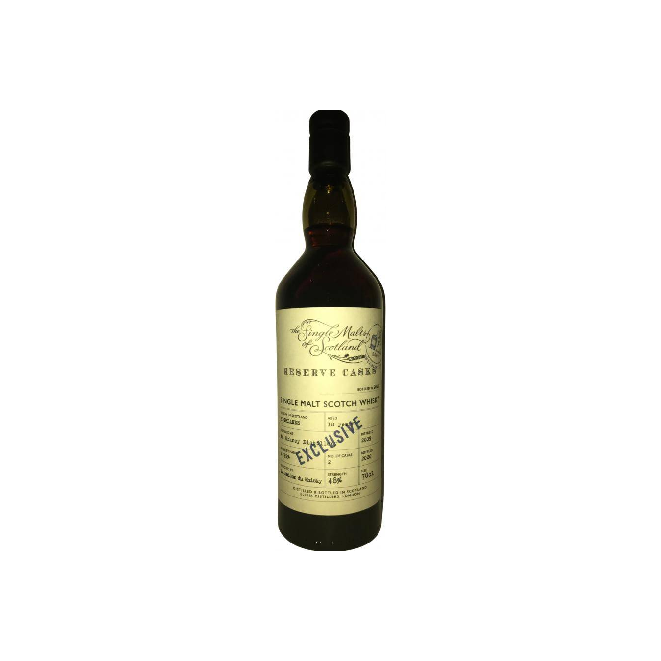 Elixir Distillers 2009 10 Years Single Malt Whisky