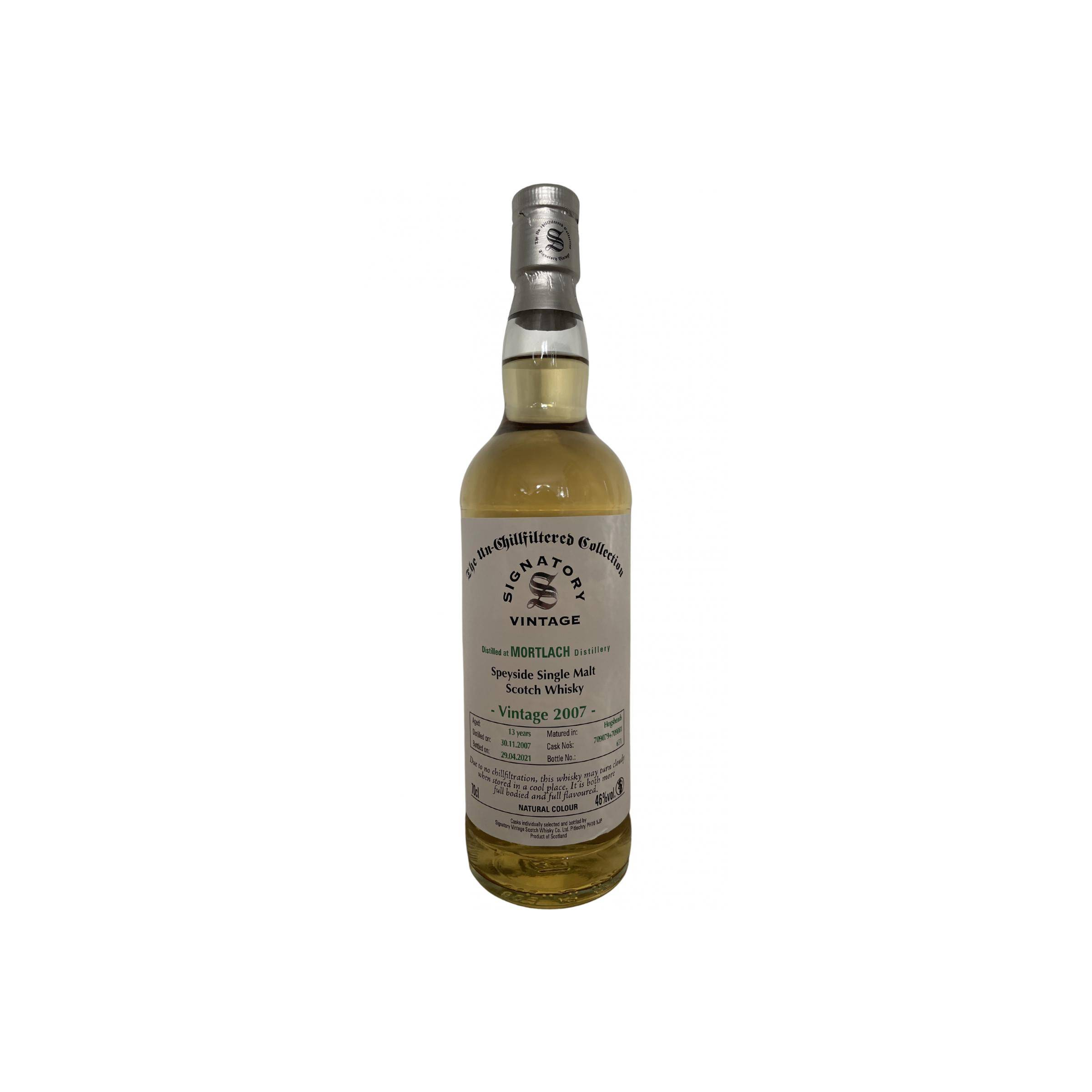 Mortlach The Un-Chillfiltered Collection 2007 13 Years Single Malt Whisky