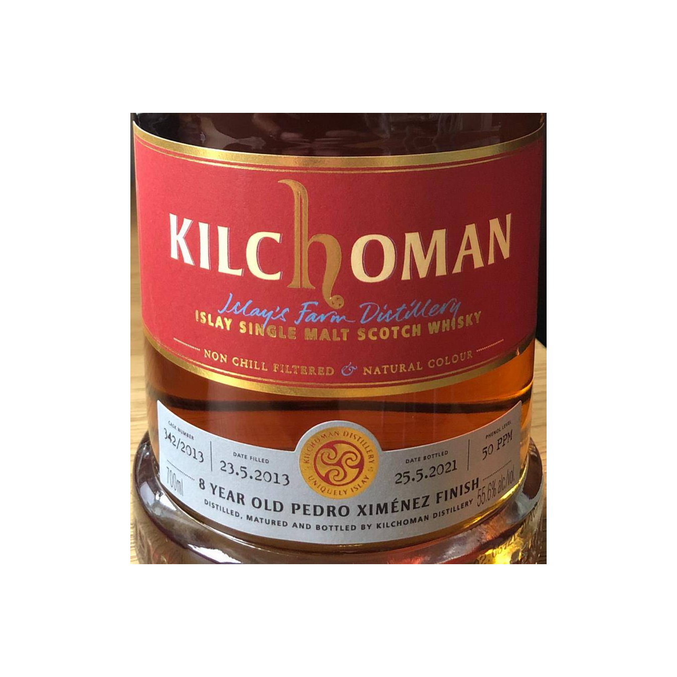 Kilchoman 2013 8 Years Single Malt Whisky