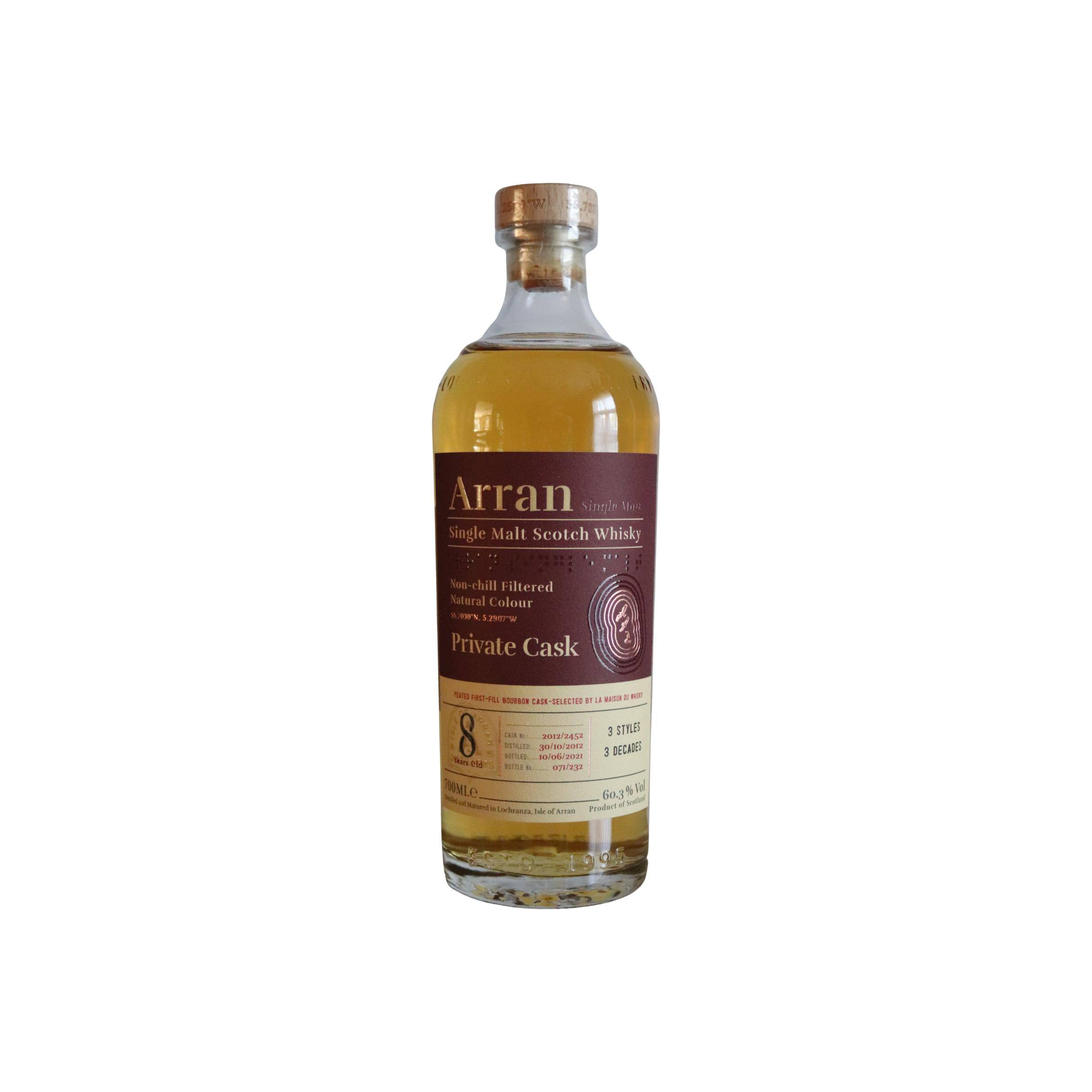 Arran 2012 8 Years Single Malt Whisky