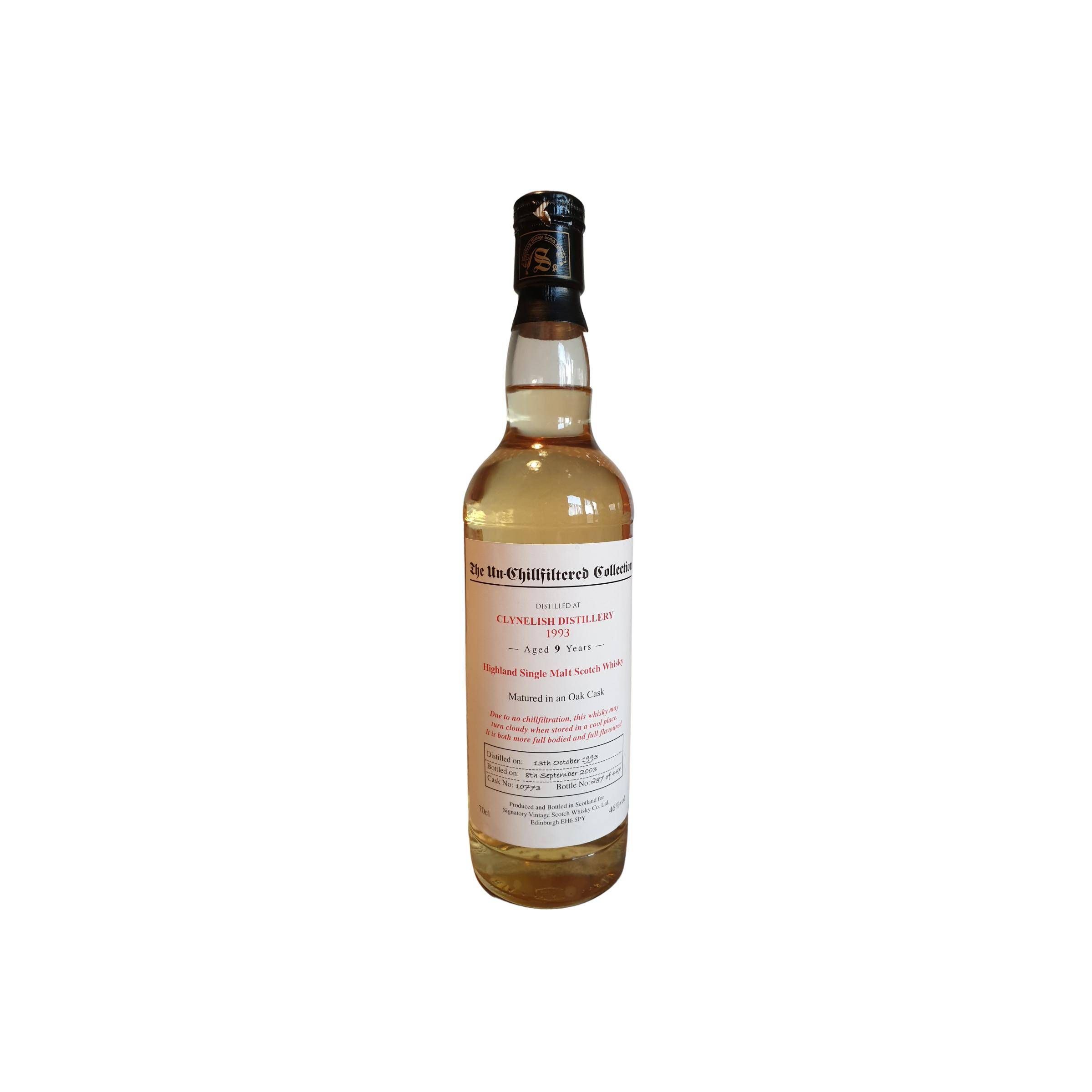 Clynelish The Un-Chillfiltered Collection 1993 9 Years Single Malt Whisky