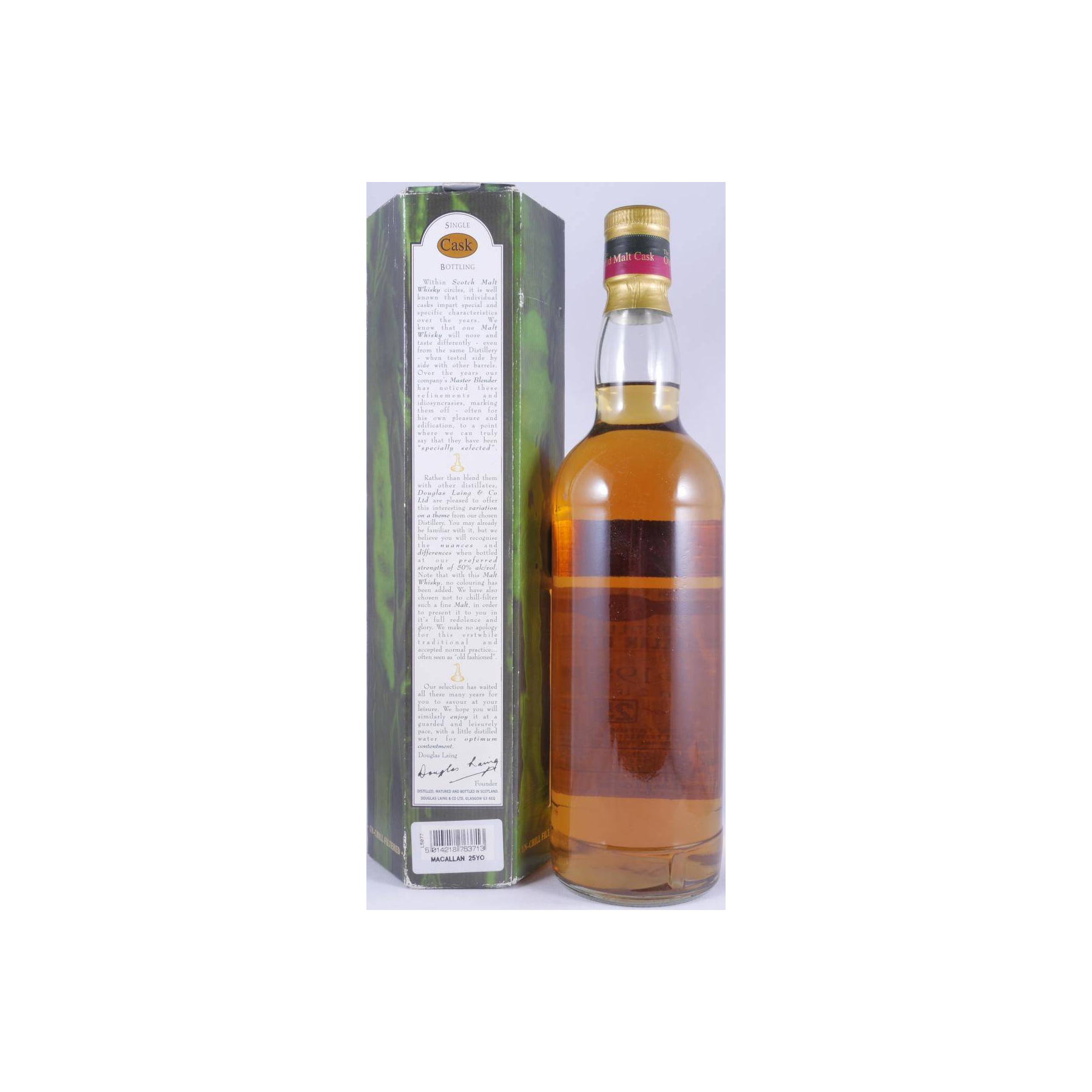 The Macallan Old Malt Cask 1980 25 Years Single Malt Whisky 3