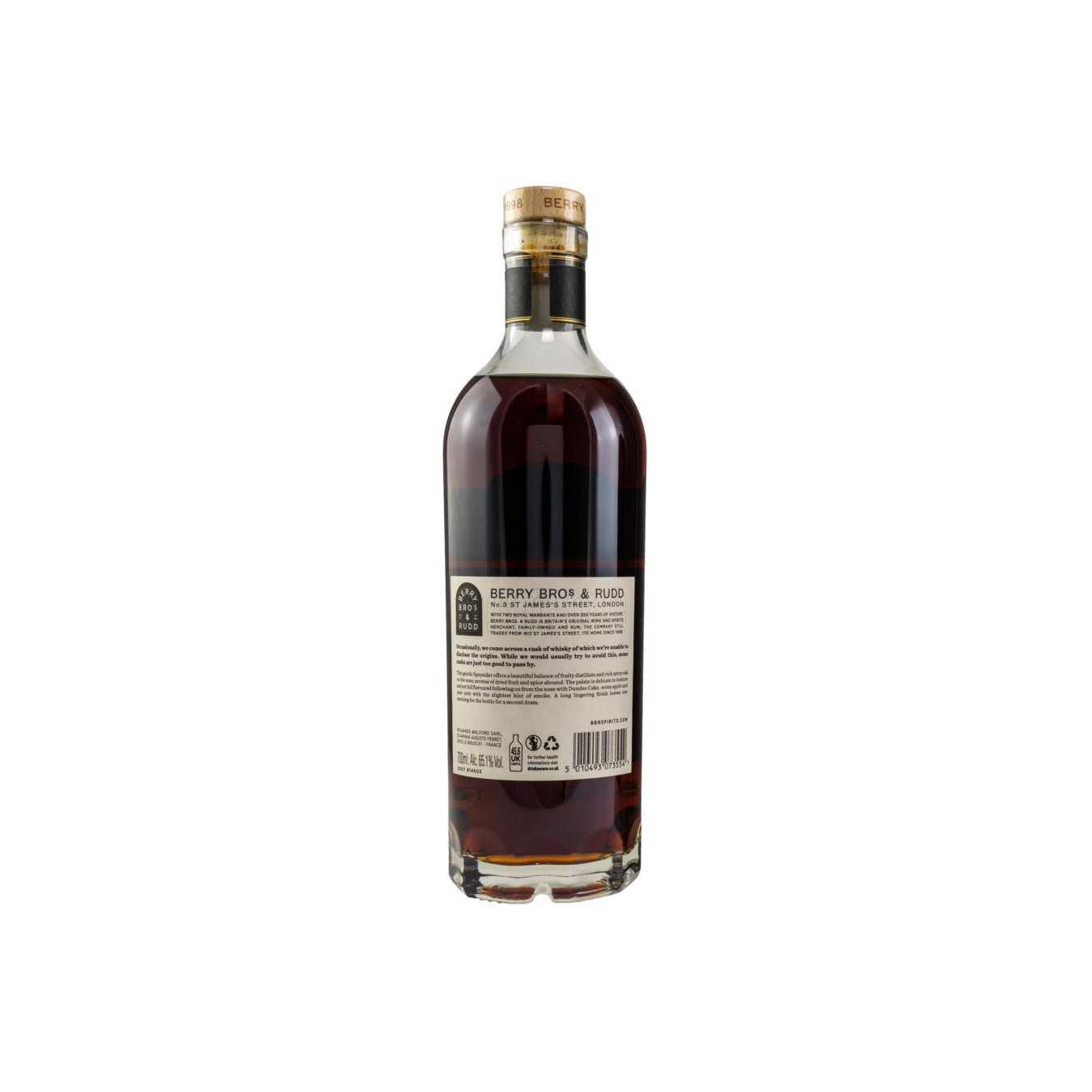 Berry Bros. & Rudd Single Cask 2007 14 Years Single Malt Whisky 2