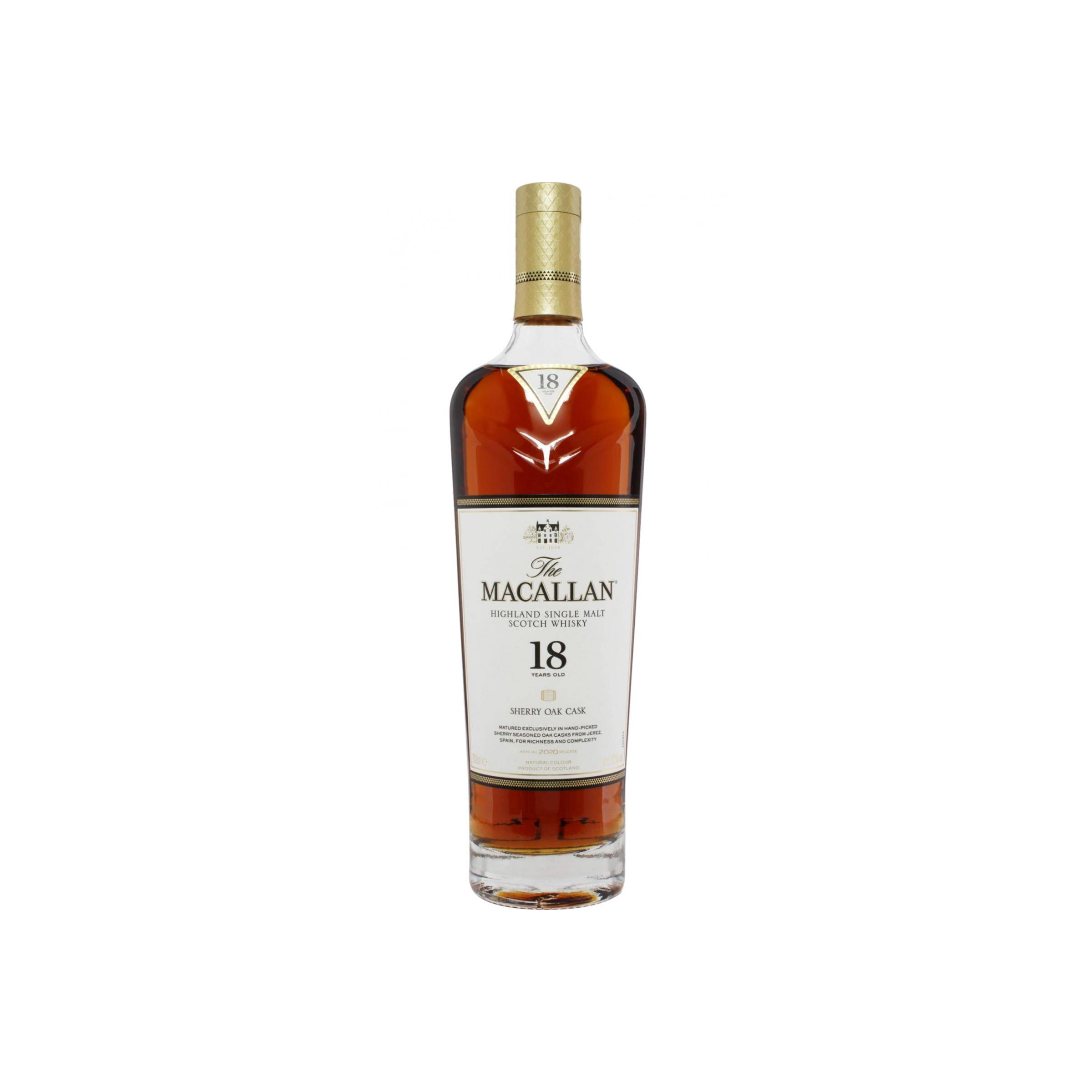 The Macallan 18 Years Single Malt Whisky