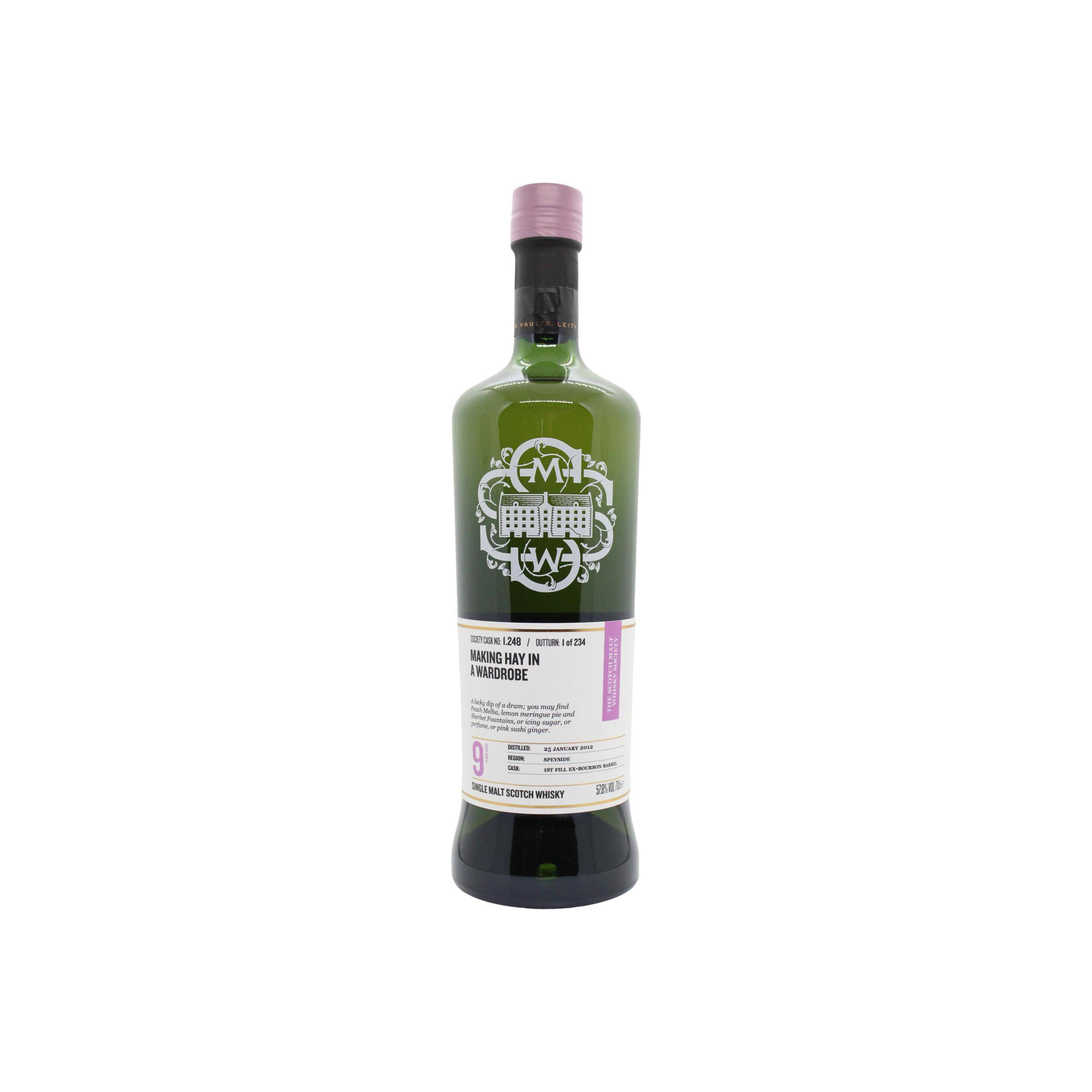 The Scotch Malt Whisky Society 2012 9 Years Single Malt Whisky