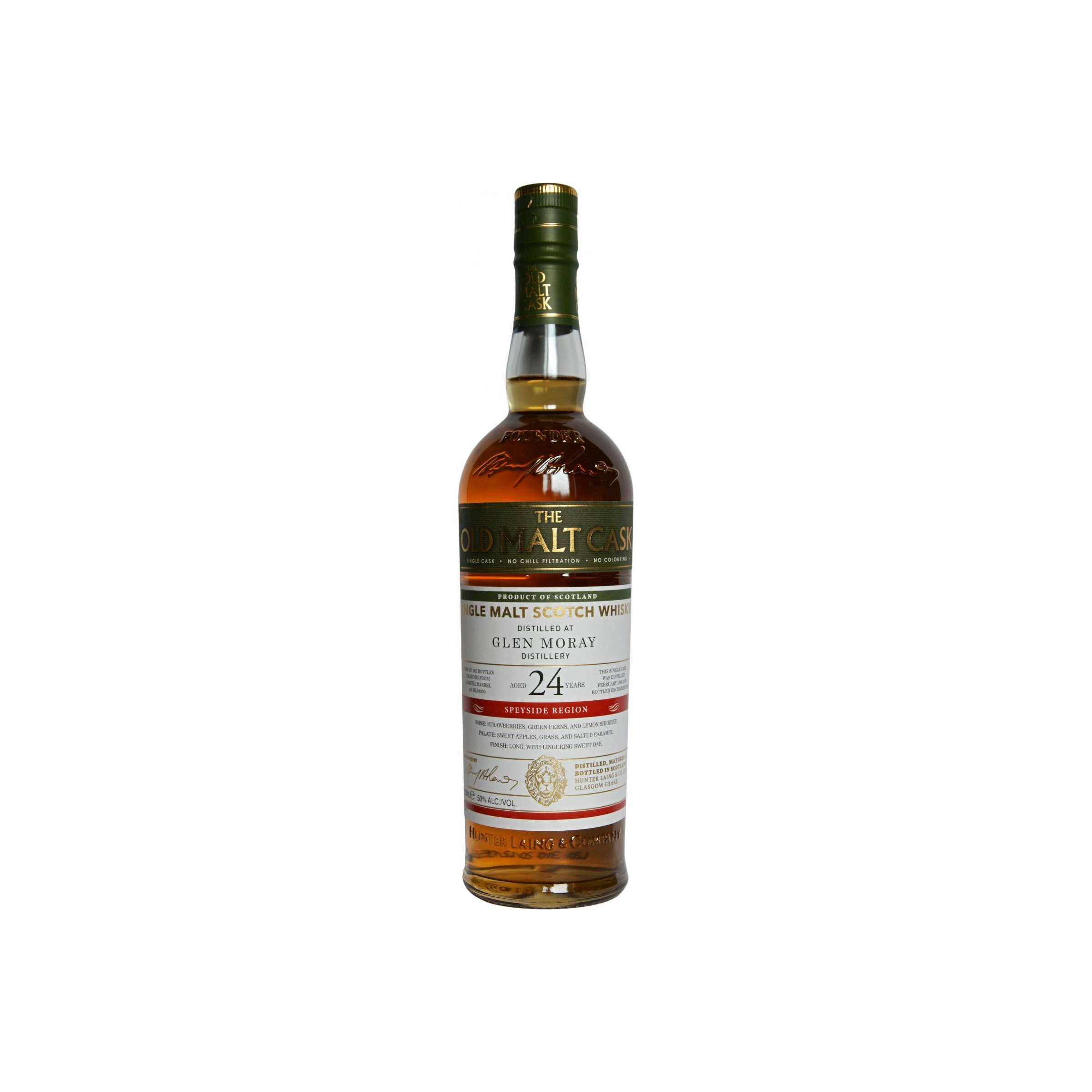 Glen Moray Old Malt Cask 1996 24 Years Single Malt Whisky