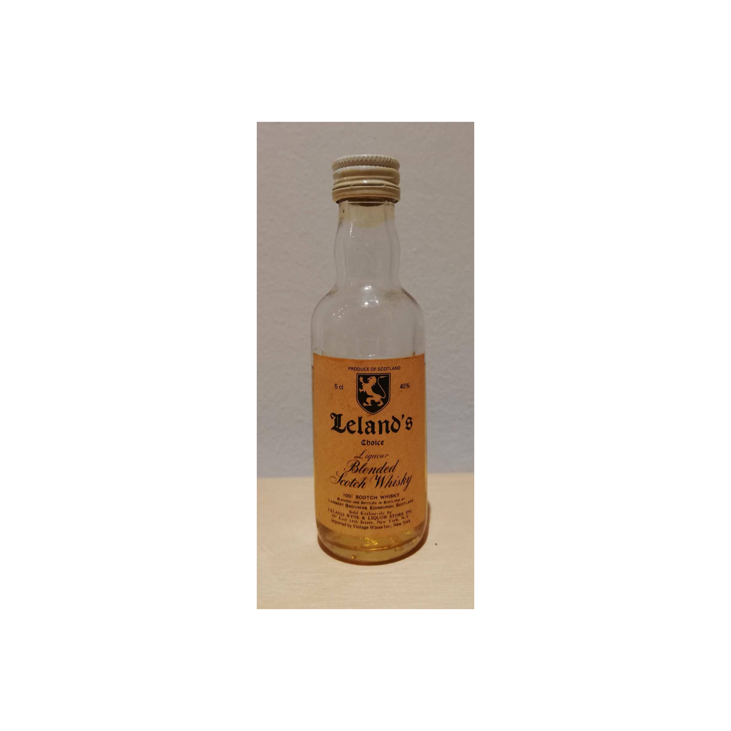 Blended Scotch Whisky Leland's Choice 2
